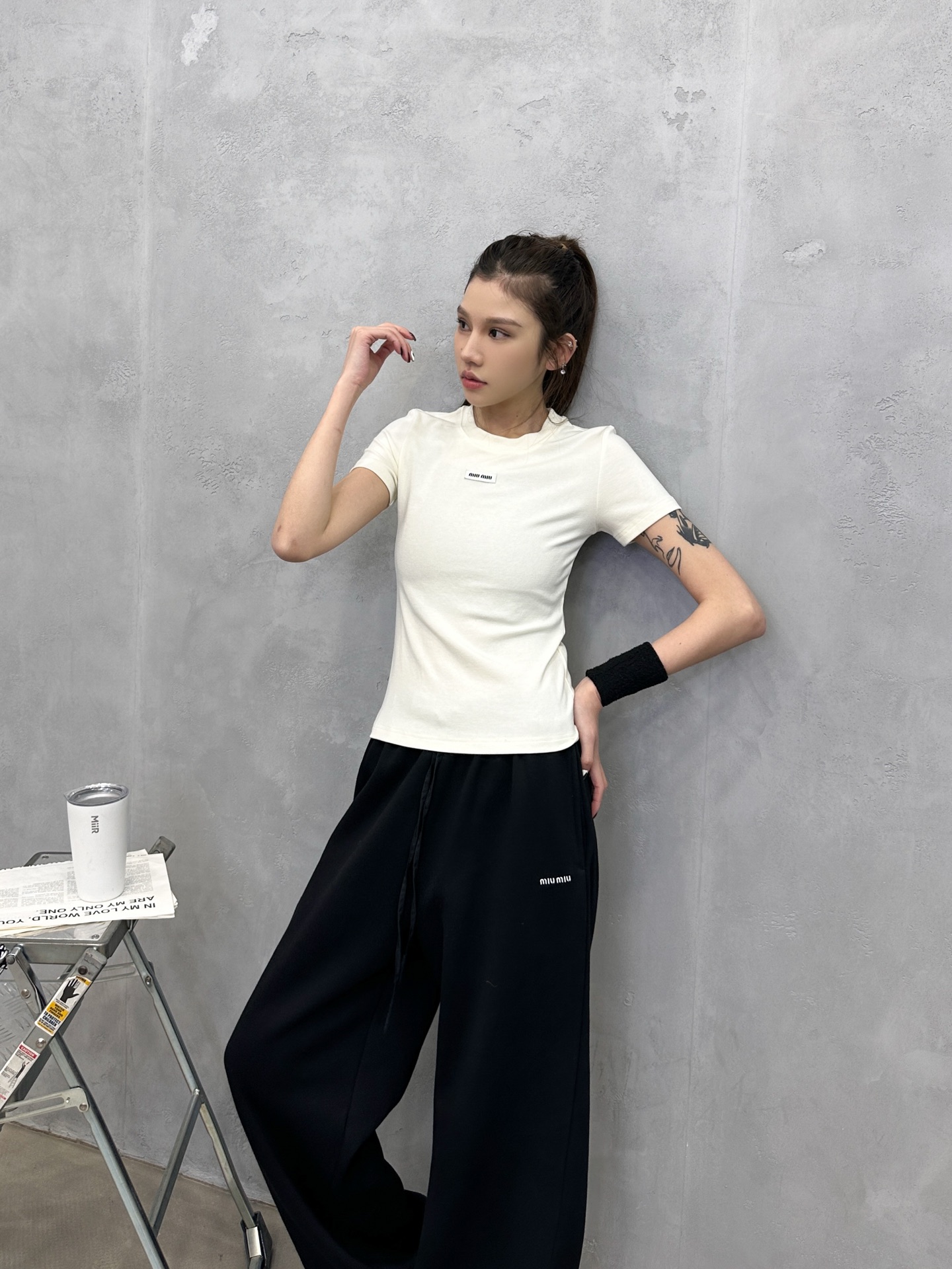 🌾Miu ｜ 新款打底短袖t，基础修身版型，进口莱赛尔羊毛面料亲肤感超强，时尚休闲，尺码sml