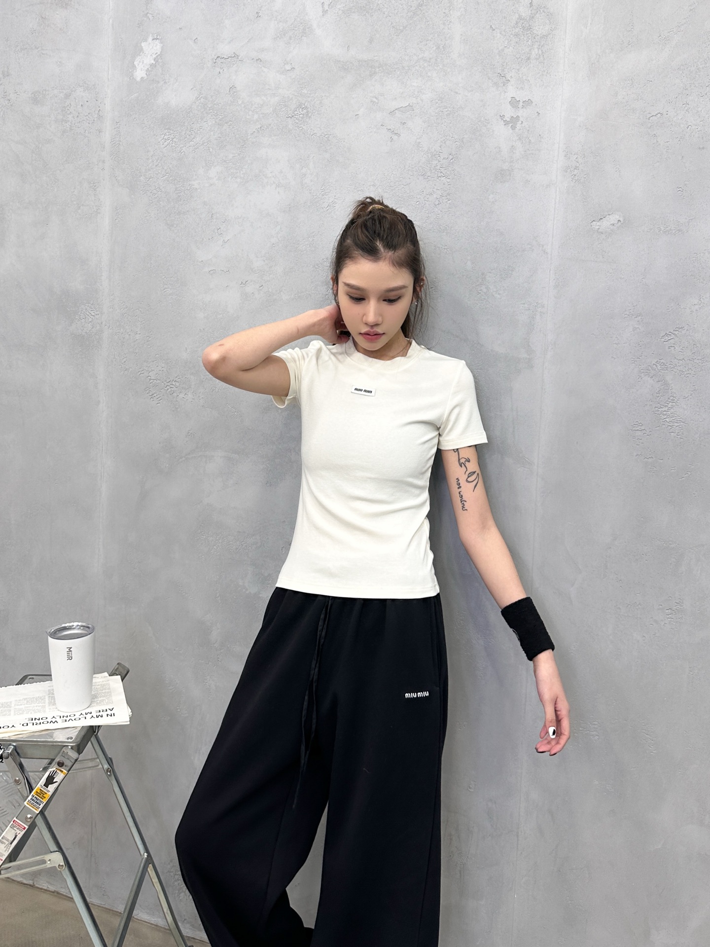 🌾Miu ｜ 新款打底短袖t，基础修身版型，进口莱赛尔羊毛面料亲肤感超强，时尚休闲，尺码sml