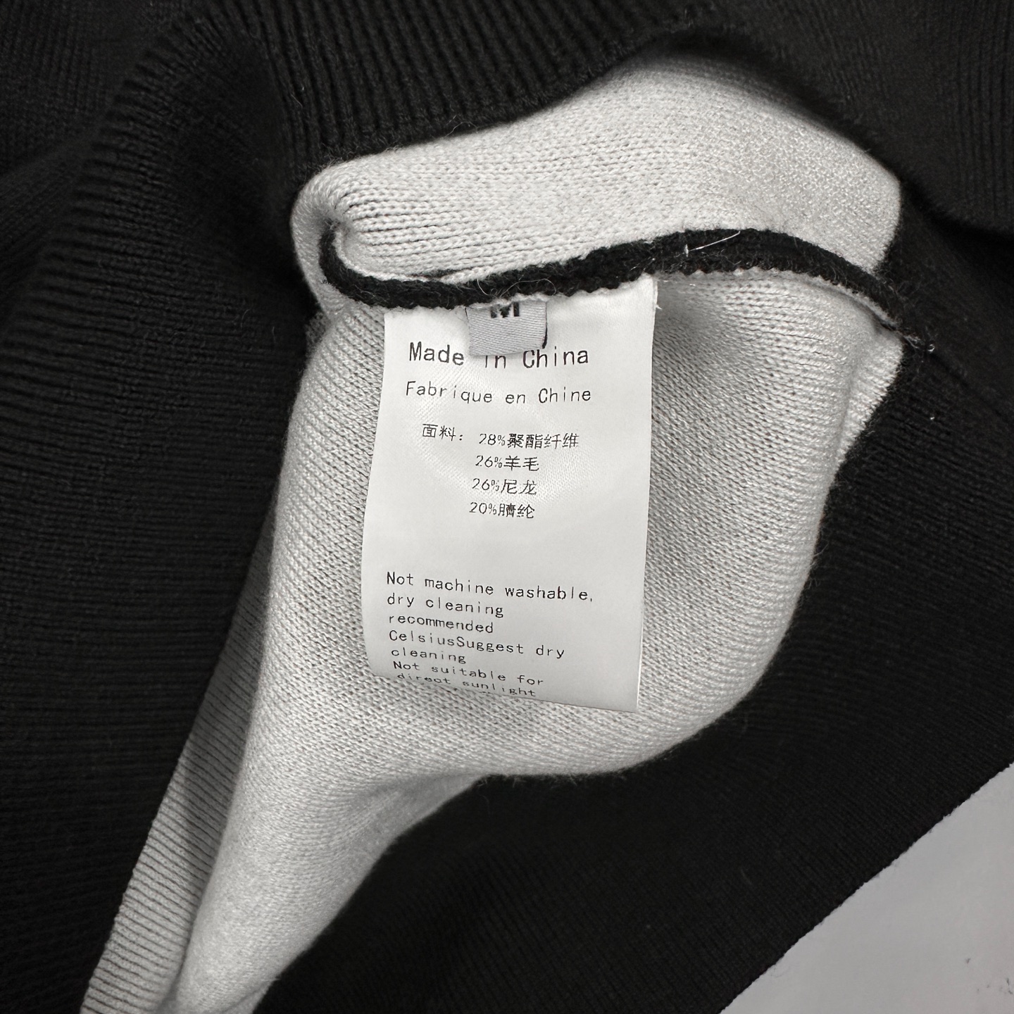 🌾巴黎 ｜ 新款羊毛上衣，经典刺绣标，提花羊毛混纺纱线，时尚休闲，男女同款，尺码sml