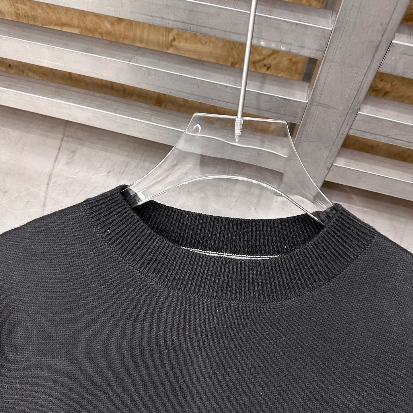 🌾巴黎 ｜ 新款羊毛上衣，经典刺绣标，提花羊毛混纺纱线，时尚休闲，男女同款，尺码sml