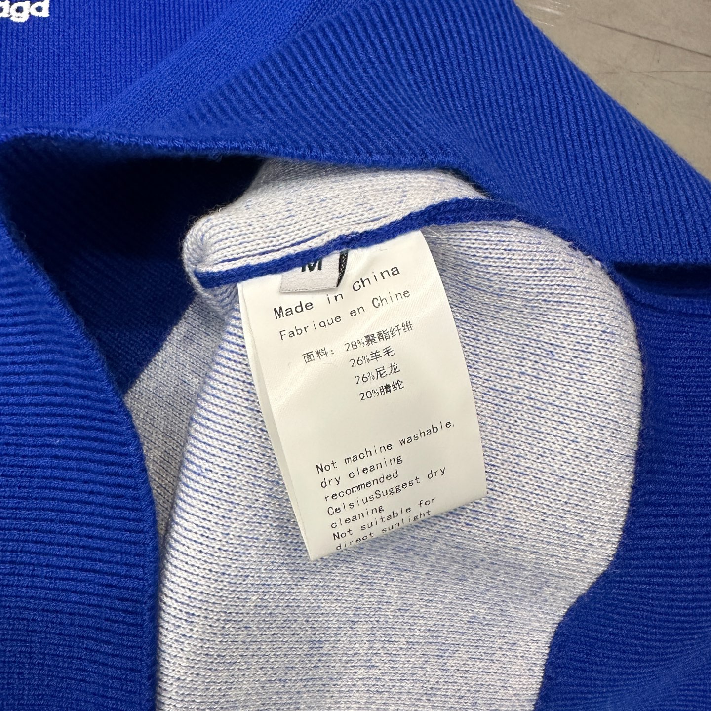 🌾巴黎 ｜ 新款羊毛上衣，经典刺绣标，提花羊毛混纺纱线，时尚休闲，男女同款，尺码sml