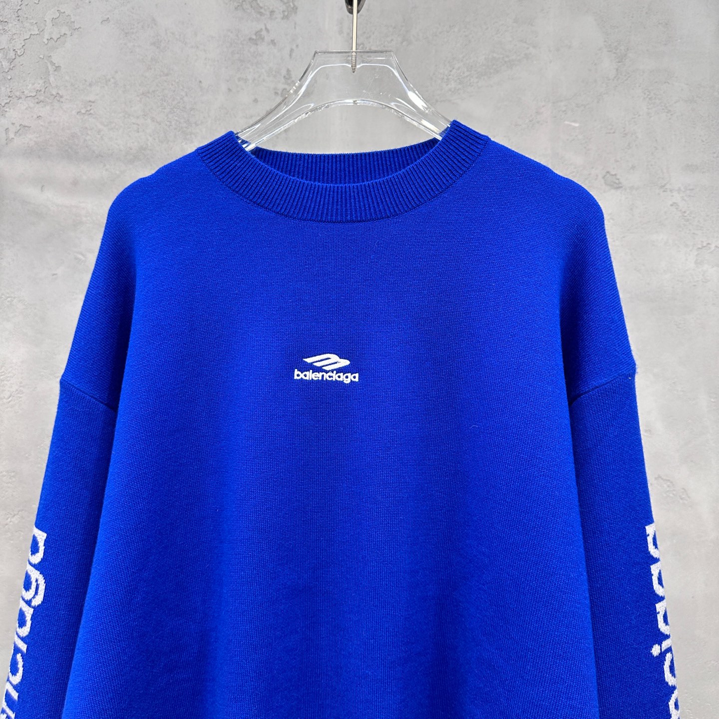 🌾巴黎 ｜ 新款羊毛上衣，经典刺绣标，提花羊毛混纺纱线，时尚休闲，男女同款，尺码sml