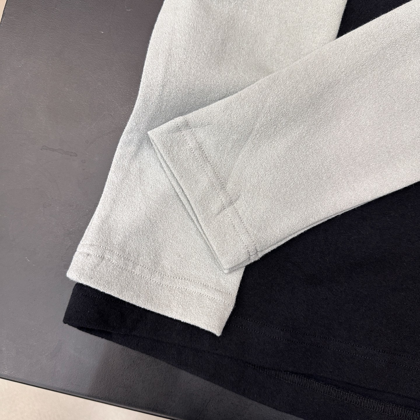 🌾Acne ｜ 新款长袖t，成衣洗水加经典刺绣标，进口特殊高密毛巾布面料，假两件款式，休闲时尚男女同款，