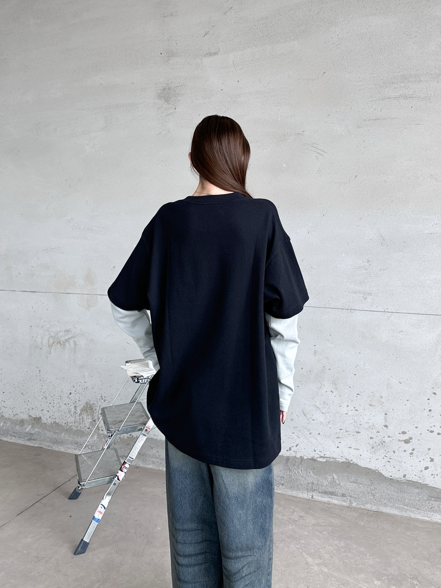 🌾Acne ｜ 新款长袖t，成衣洗水加经典刺绣标，进口特殊高密毛巾布面料，假两件款式，休闲时尚男女同款，