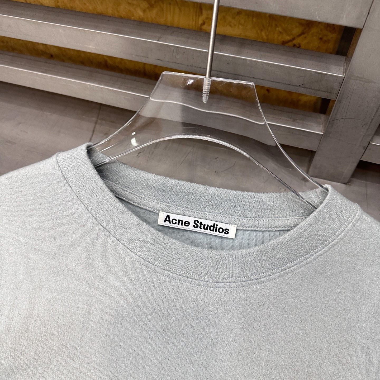 🌾Acne ｜ 新款长袖t，成衣洗水加经典刺绣标，进口特殊高密毛巾布面料，假两件款式，休闲时尚男女同款，