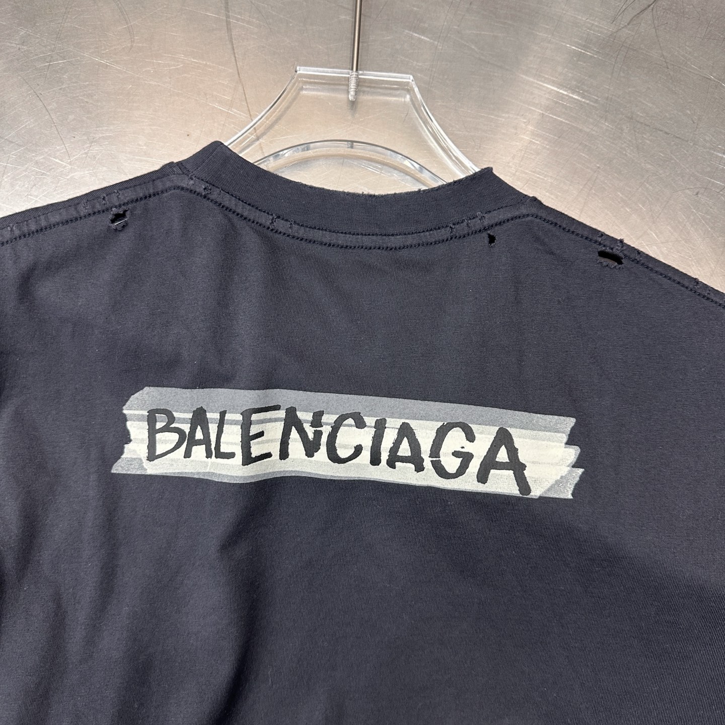 🌾巴黎 ｜ 新款长袖t，成衣洗水吊磨加特殊胶布印花工艺，男女同款，尺码sml