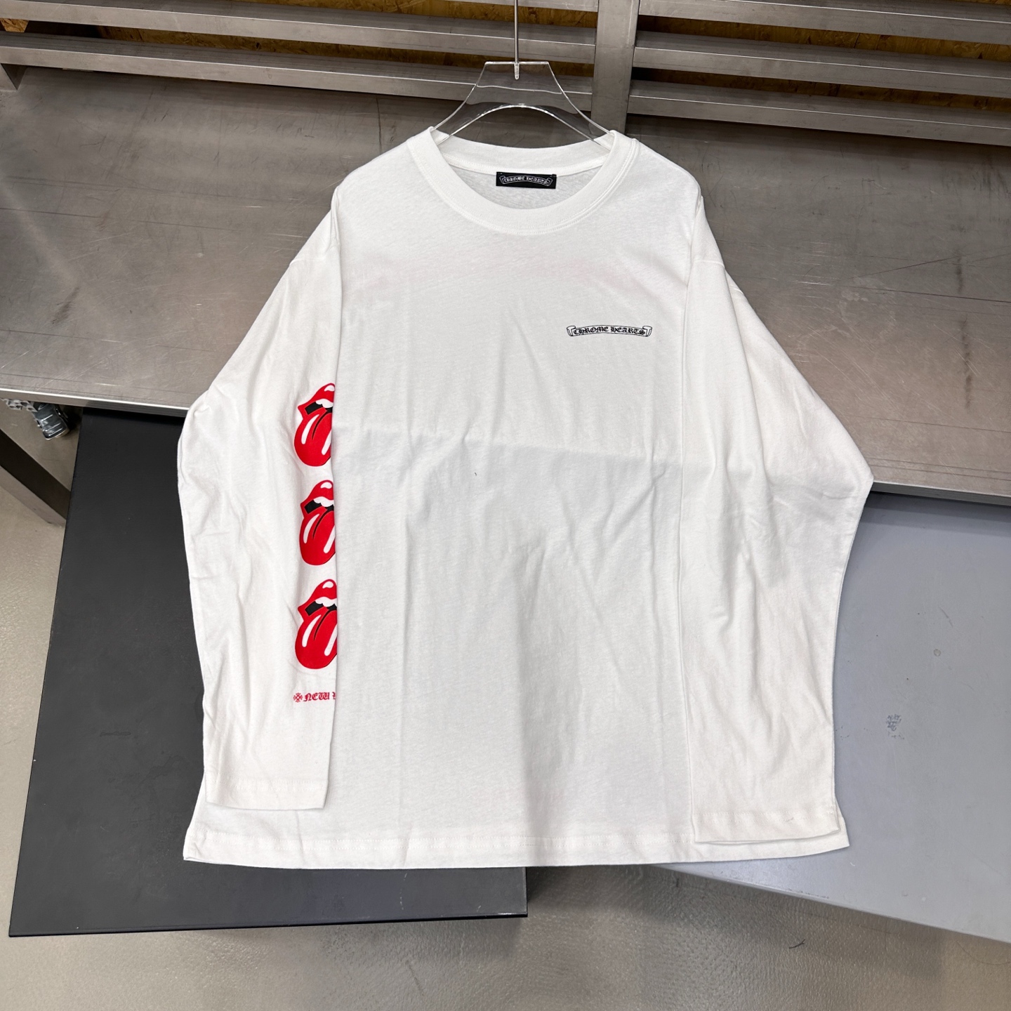 🌾克罗心 ｜ 新款长袖t，成衣洗水工艺加4处印花，日本进口亚麻棉面料，男女同款，尺码sml