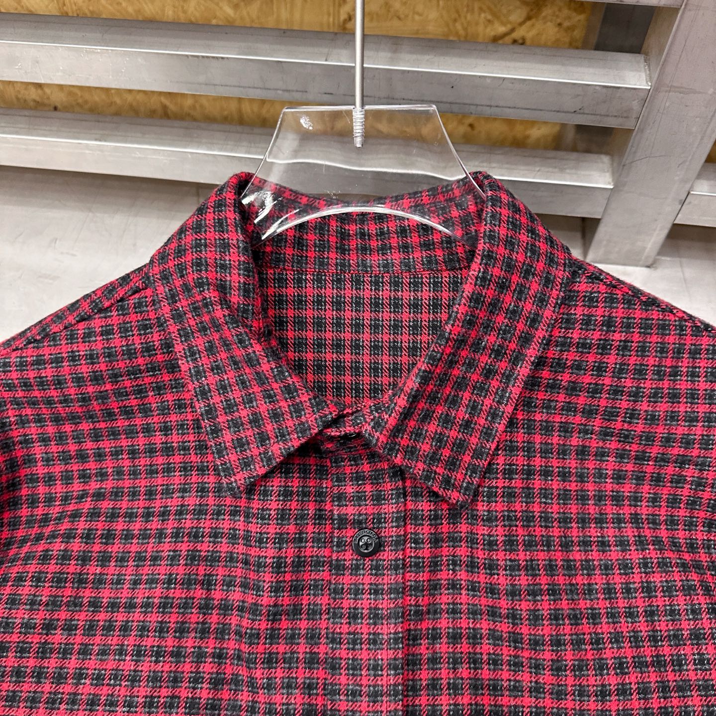 🌾巴黎 ｜ 新款衬衣外套，成衣洗水加经典刺绣标，品牌加厚色织全棉格子面料，男女同款，尺码sml