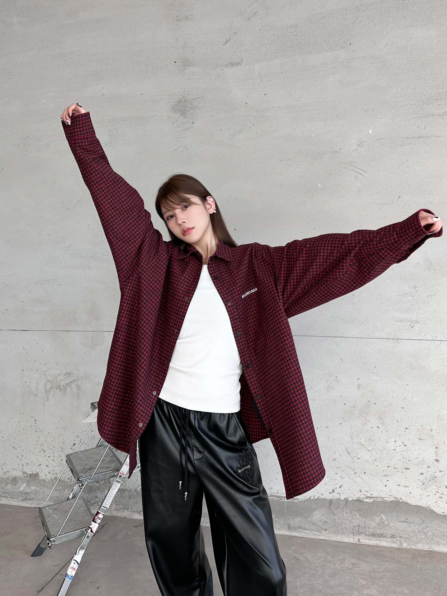 🌾巴黎 ｜ 新款衬衣外套，成衣洗水加经典刺绣标，品牌加厚色织全棉格子面料，男女同款，尺码sml