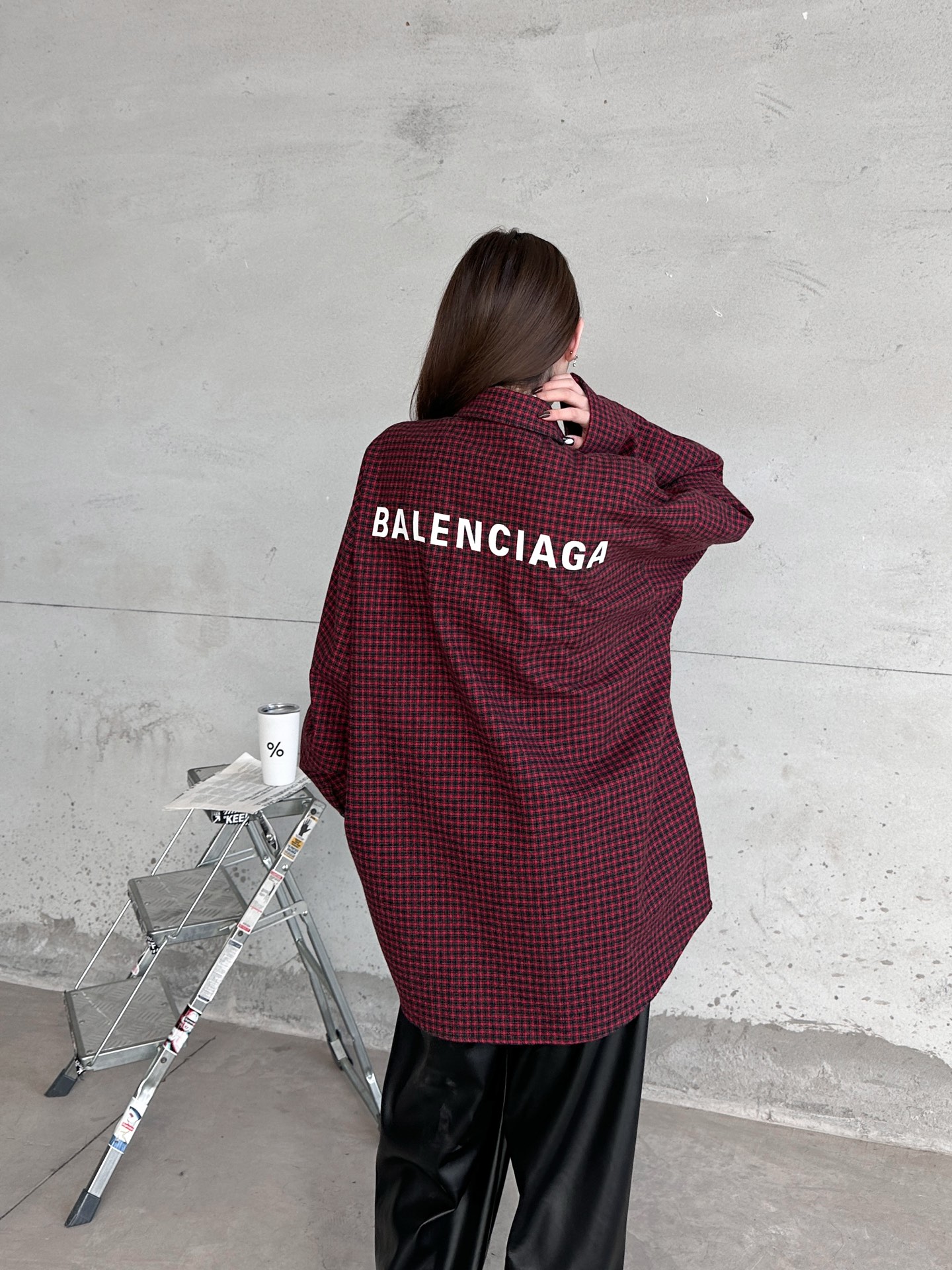 🌾巴黎 ｜ 新款衬衣外套，成衣洗水加经典刺绣标，品牌加厚色织全棉格子面料，男女同款，尺码sml