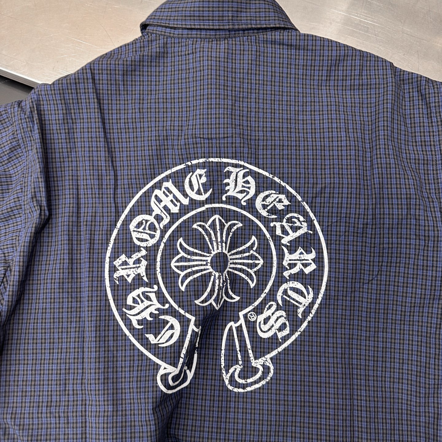 🌾克罗心 ｜ 新款休闲衬衣，成衣洗水加多处印花，针梭织假两件做工，男女同款，尺码sml