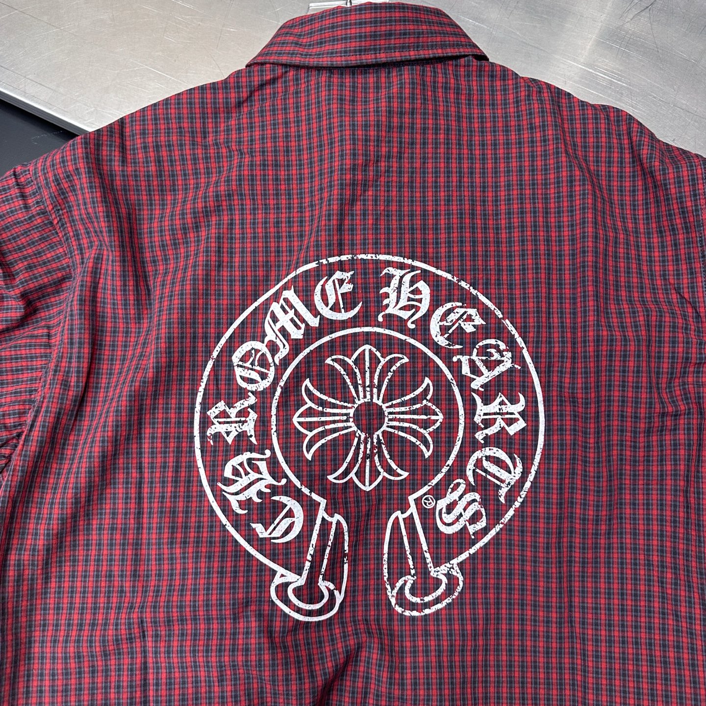 🌾克罗心 ｜ 新款休闲衬衣，成衣洗水加多处印花，针梭织假两件做工，男女同款，尺码sml