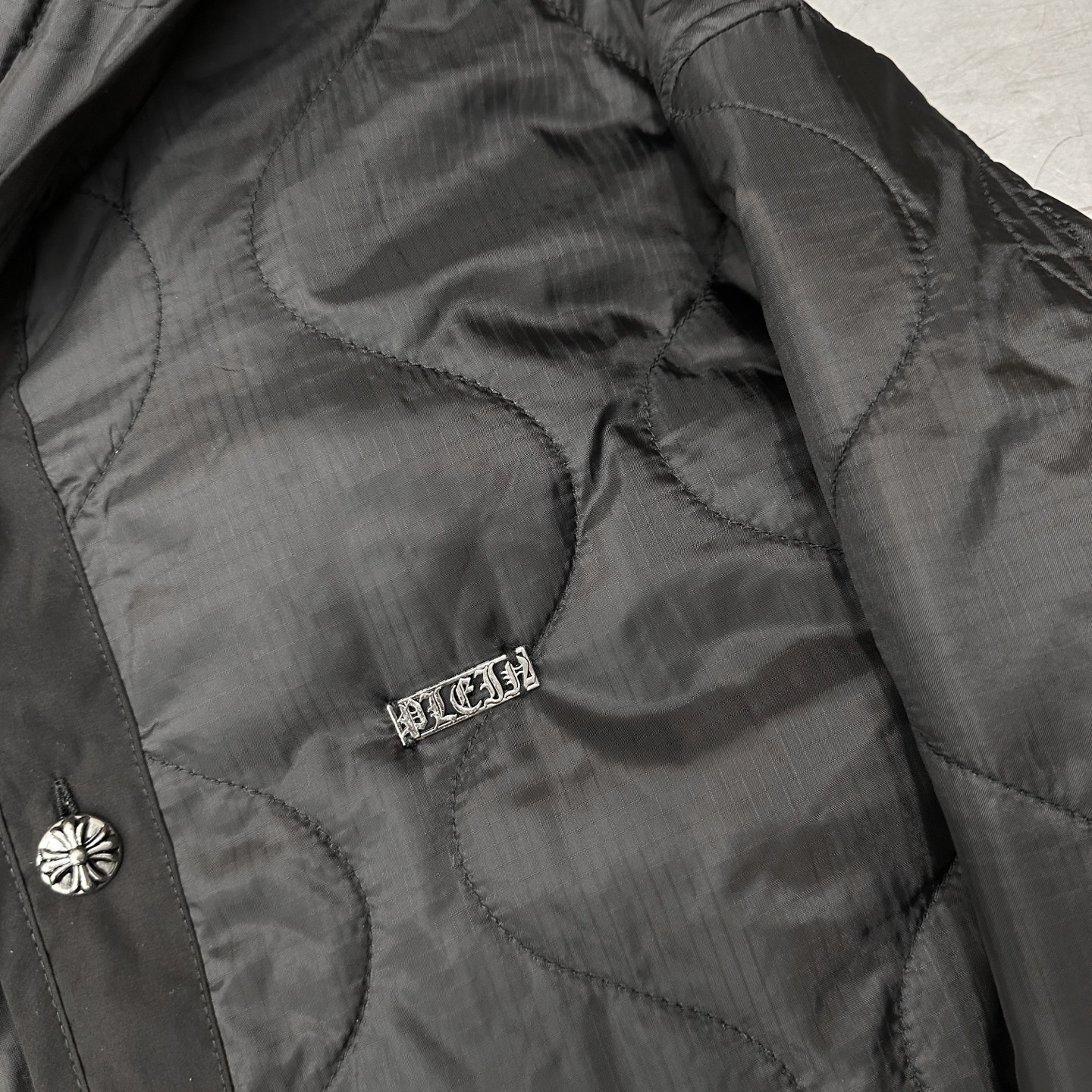 🌾克罗心 ｜ 新款棉服外套，进口超薄暗格尼龙面料，手工珠片刺绣工艺，男女同款，时尚休闲，尺码sml