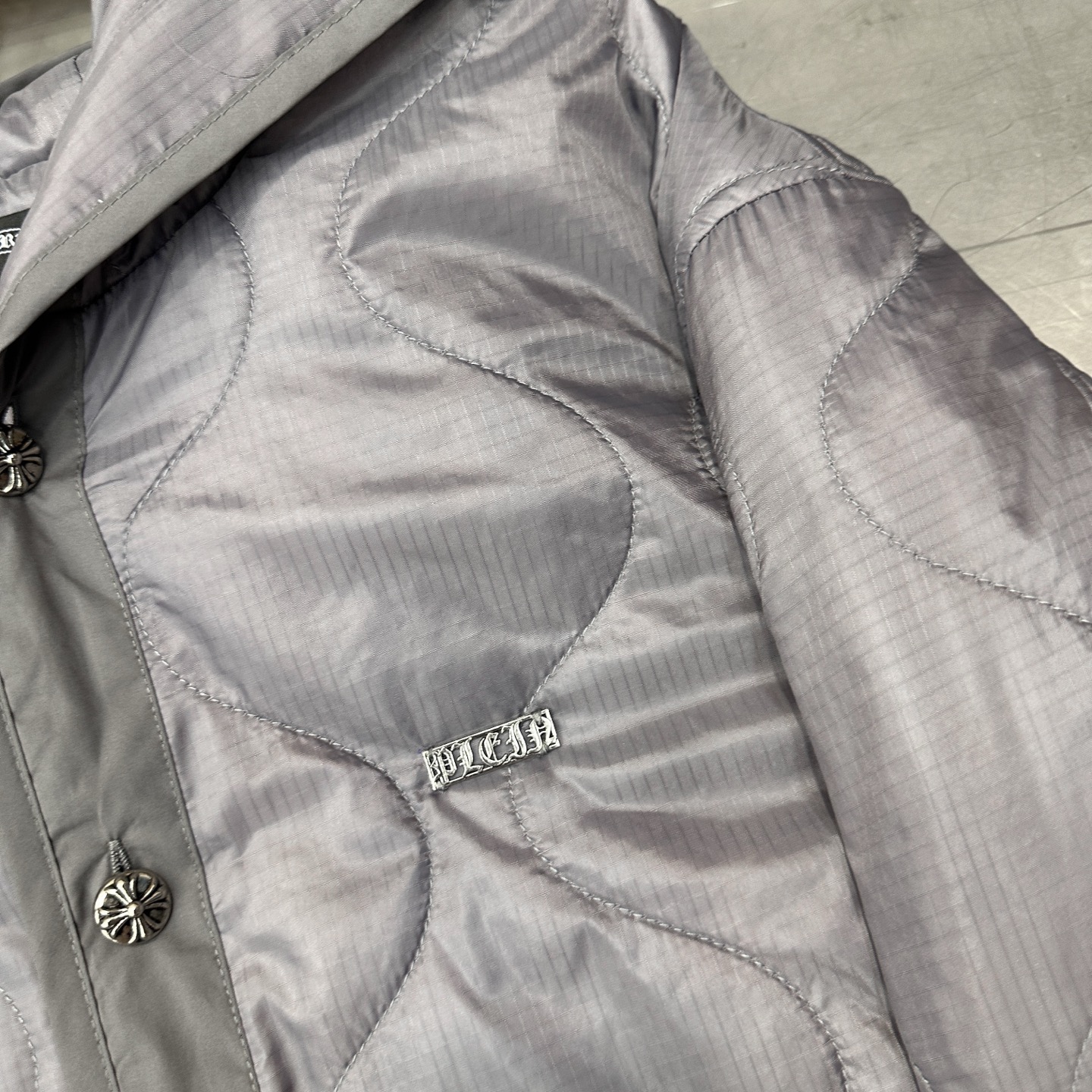 🌾克罗心 ｜ 新款棉服外套，进口超薄暗格尼龙面料，手工珠片刺绣工艺，男女同款，时尚休闲，尺码sml