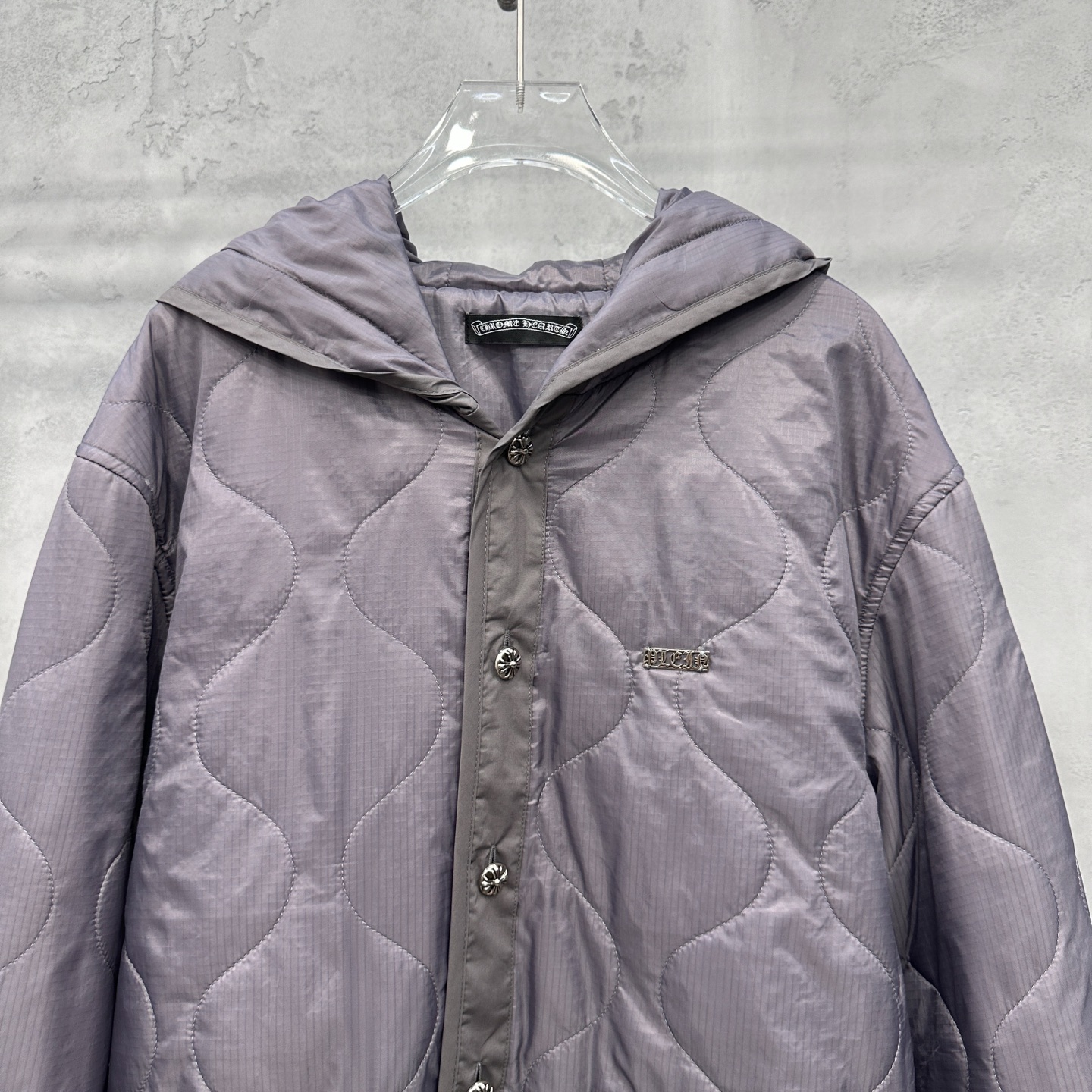 🌾克罗心 ｜ 新款棉服外套，进口超薄暗格尼龙面料，手工珠片刺绣工艺，男女同款，时尚休闲，尺码sml