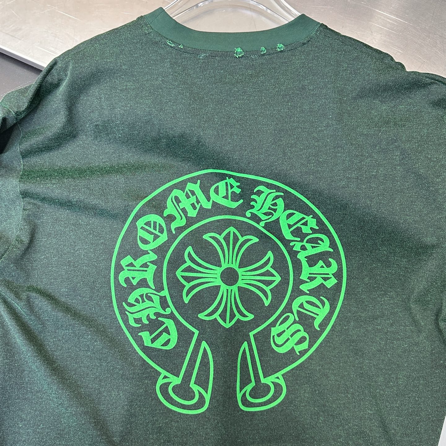 🌾克罗心 ｜ 新款长袖t，成衣洗水吊磨工艺加5处印花，特殊彩棉面料，男女同款，尺码sml