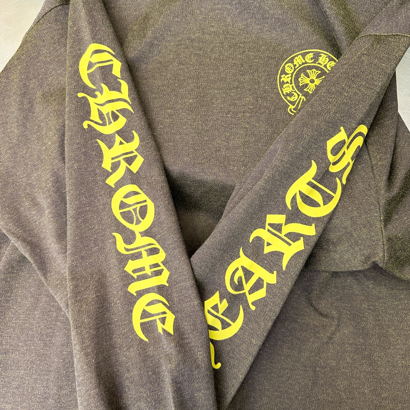 🌾克罗心 ｜ 新款长袖t，成衣洗水吊磨工艺加5处印花，特殊彩棉面料，男女同款，尺码sml