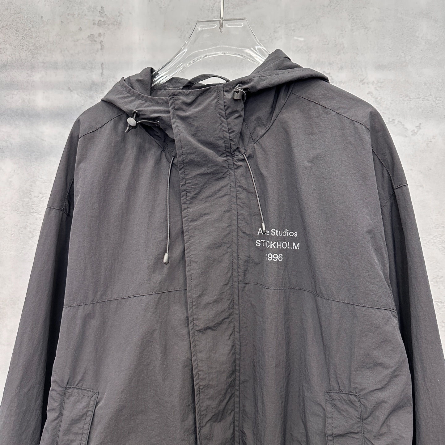 🌾Acne ｜ 新款休闲风衣，成衣洗水加经典印花标，双层做工，内里全棉色织格纹面料，休闲时尚，男女同款，