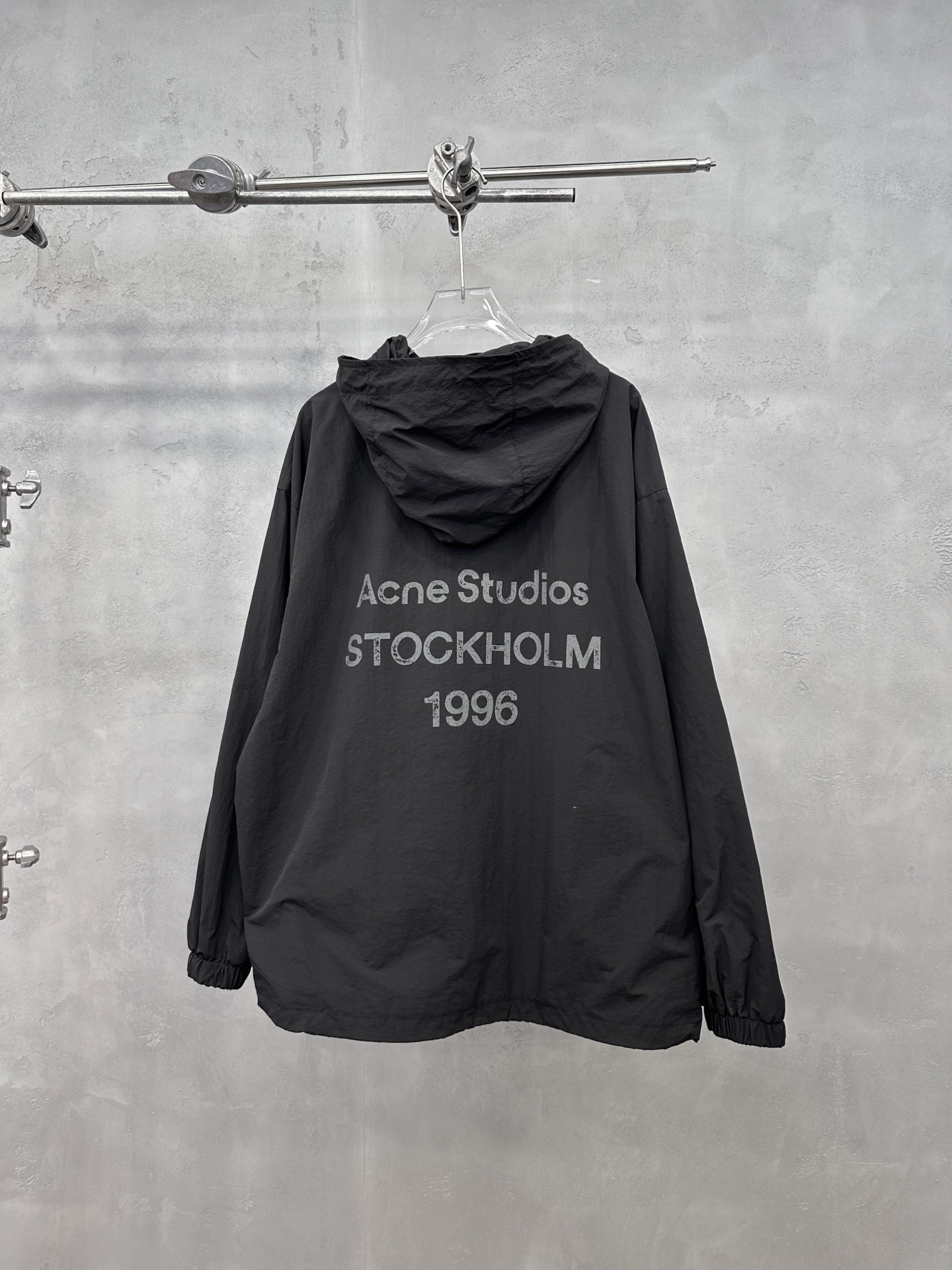 🌾Acne ｜ 新款休闲风衣，成衣洗水加经典印花标，双层做工，内里全棉色织格纹面料，休闲时尚，男女同款，