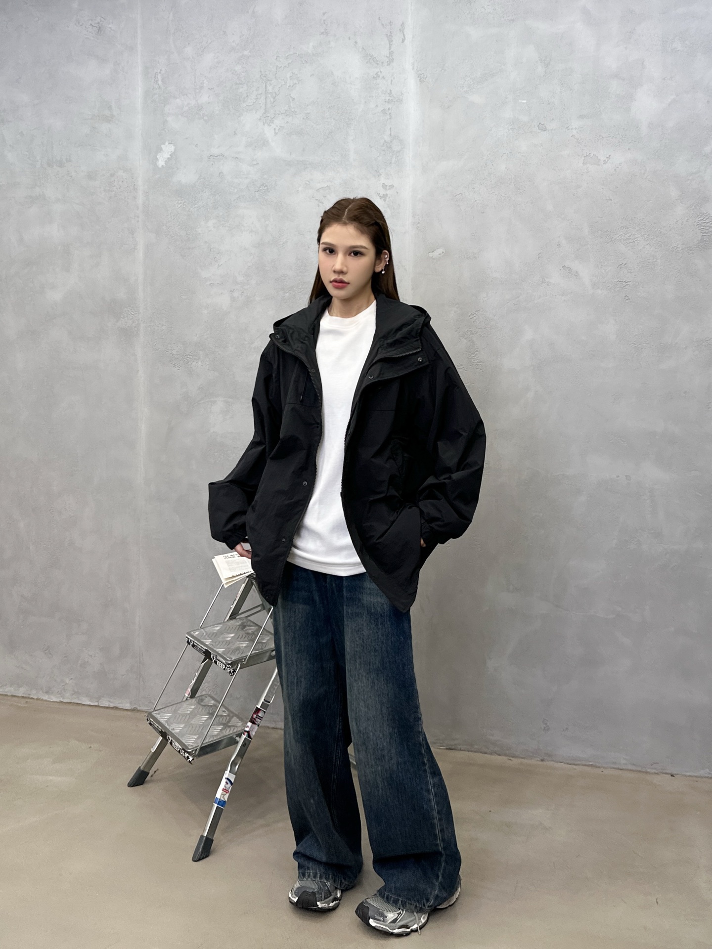 🌾Acne ｜ 新款休闲风衣，成衣洗水加经典印花标，双层做工，内里全棉色织格纹面料，休闲时尚，男女同款，