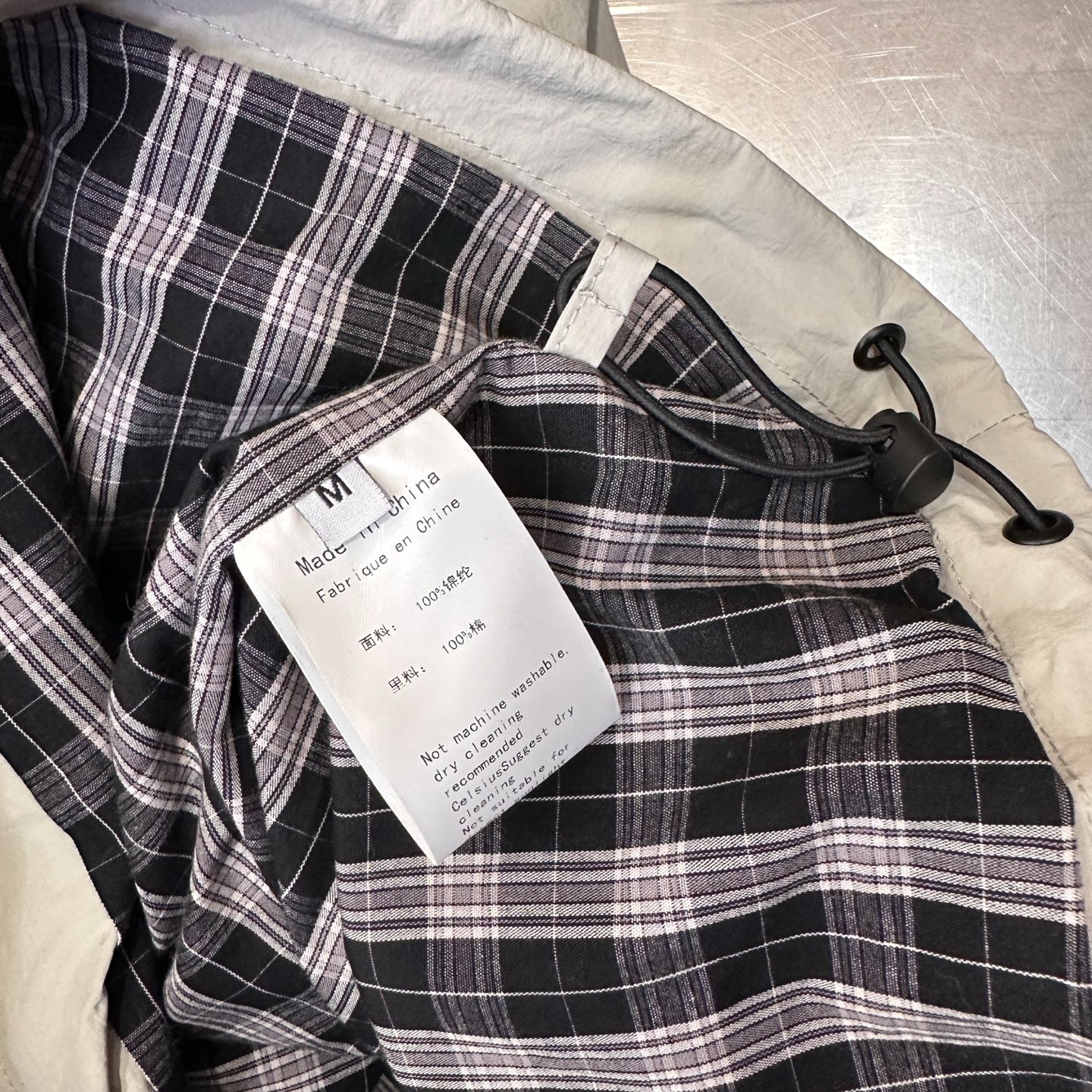 🌾Acne ｜ 新款休闲风衣，成衣洗水加经典印花标，双层做工，内里全棉色织格纹面料，休闲时尚，男女同款，