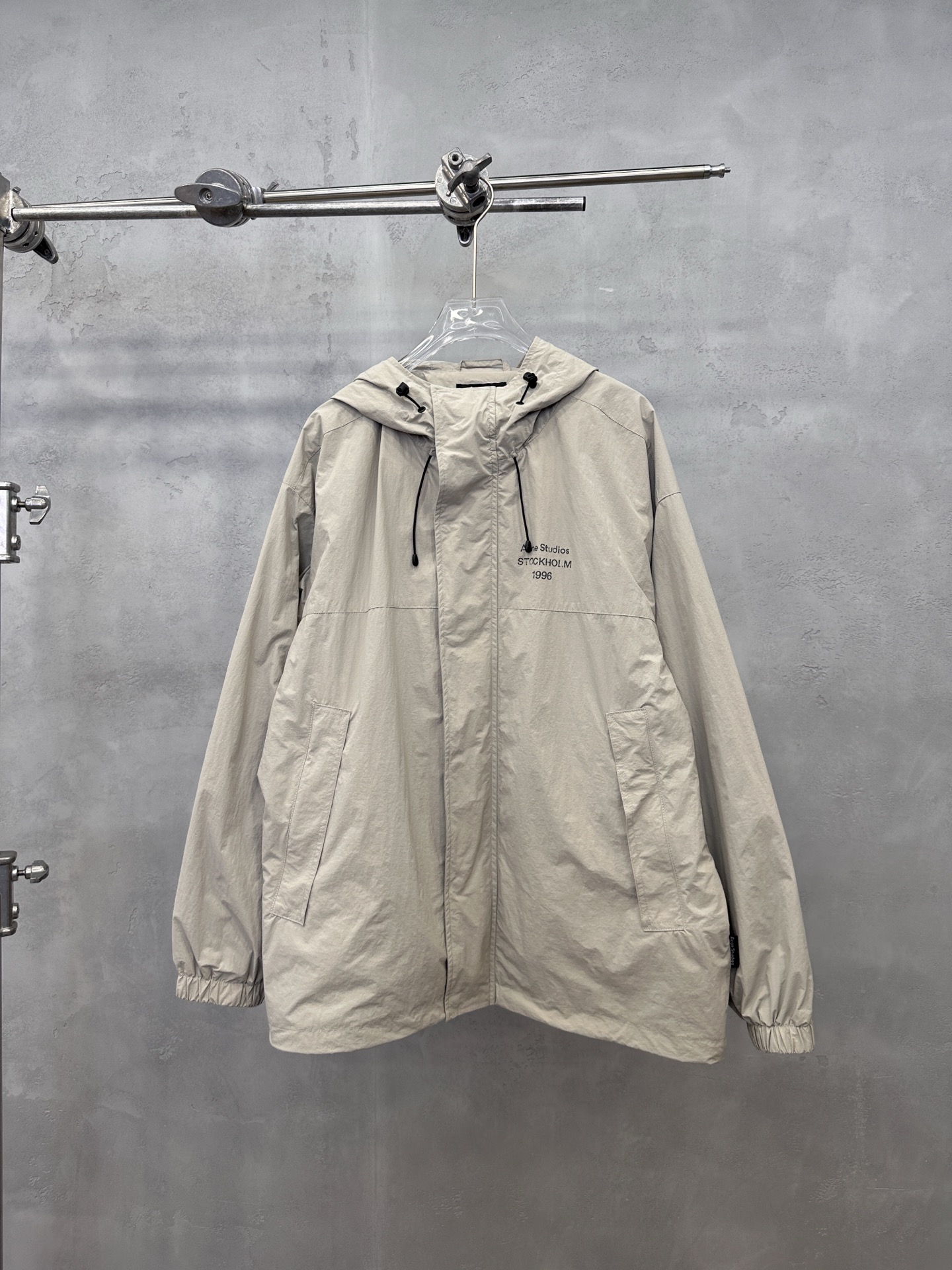 🌾Acne ｜ 新款休闲风衣，成衣洗水加经典印花标，双层做工，内里全棉色织格纹面料，休闲时尚，男女同款，