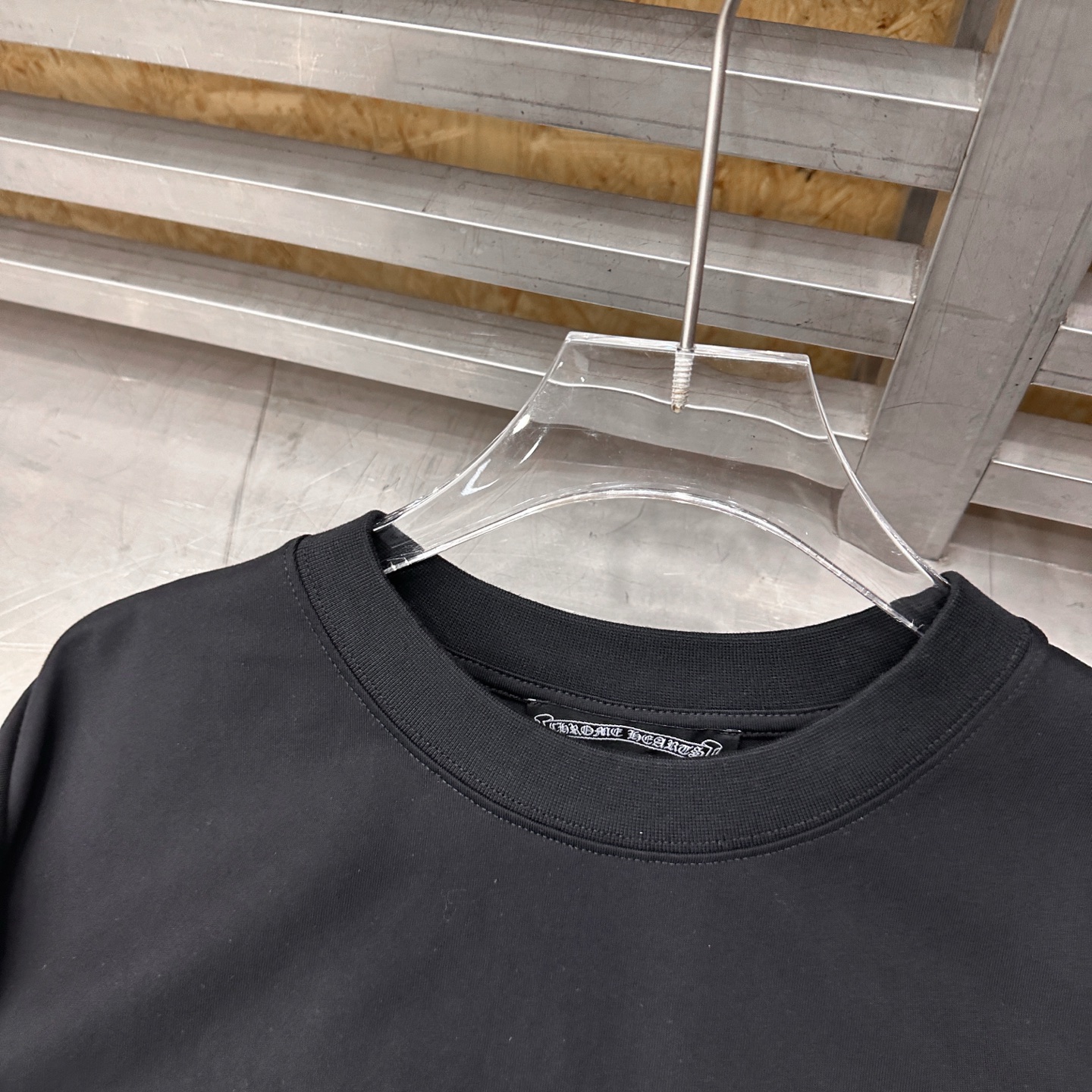 🌾克罗心 ｜ 新款长袖t，成衣洗水加5处烫钻工艺，休闲时尚，尺码sml