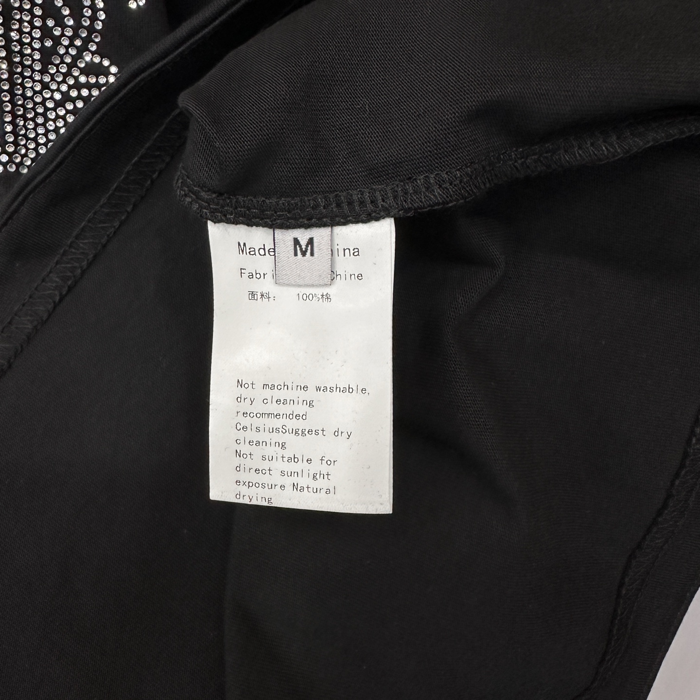 🌾克罗心 ｜ 新款长袖t，成衣洗水加5处烫钻工艺，休闲时尚，尺码sml