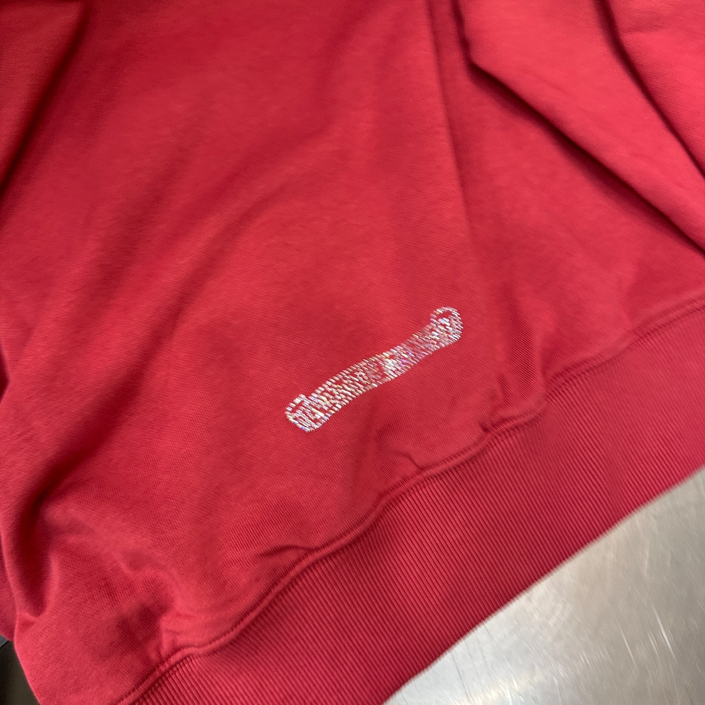 🌾克罗心 ｜ 新款圆领卫衣，成衣洗水喷色吊磨工艺加烫钻，男女同款，尺码sml