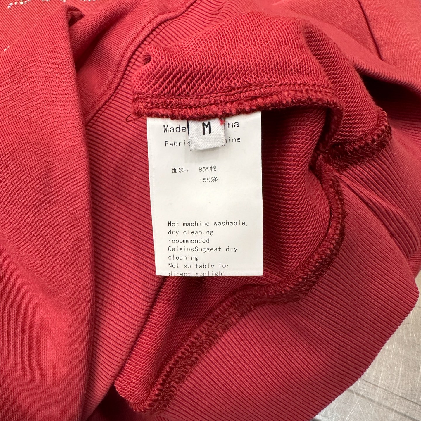 🌾克罗心 ｜ 新款圆领卫衣，成衣洗水喷色吊磨工艺加烫钻，男女同款，尺码sml