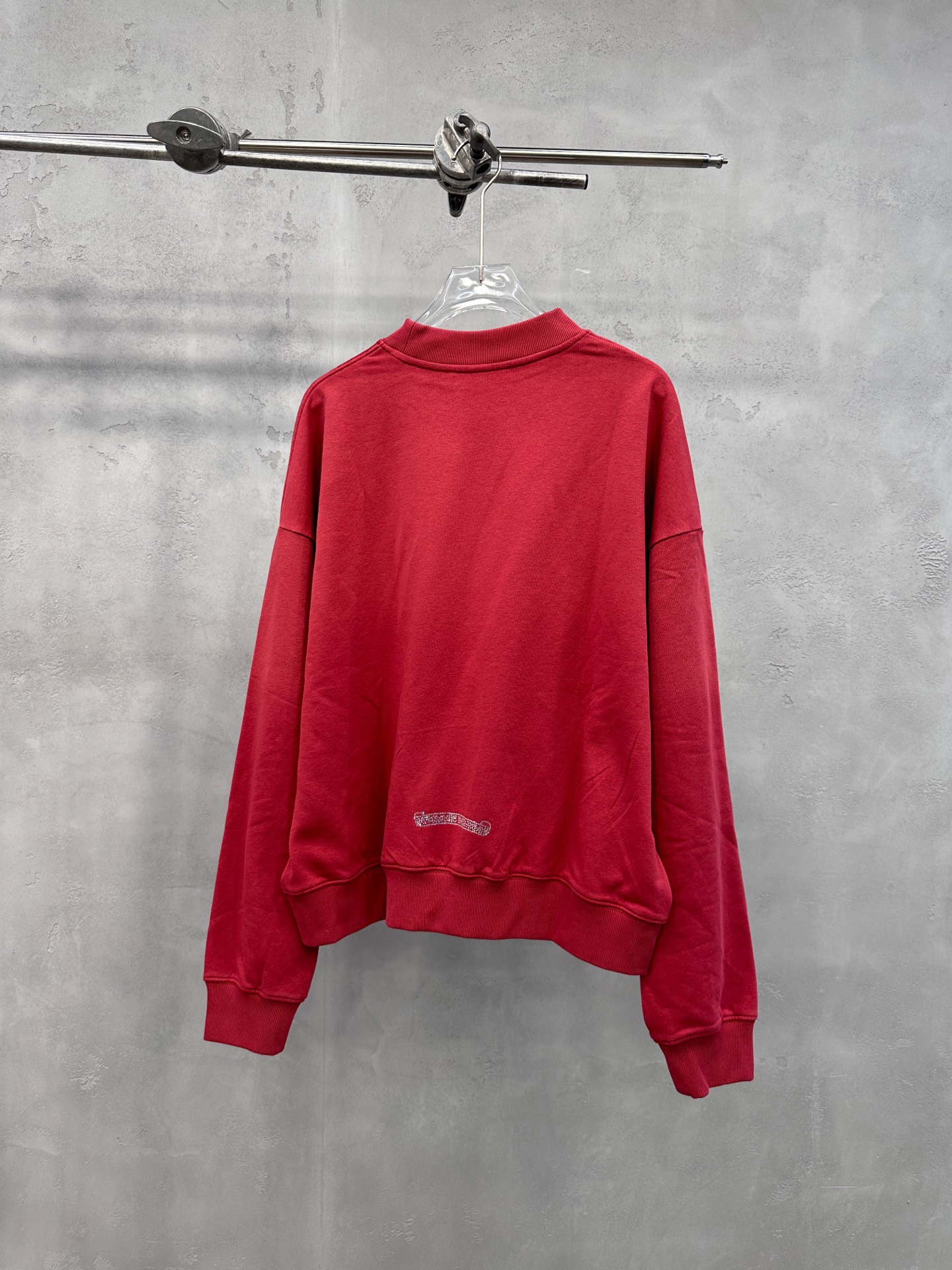 🌾克罗心 ｜ 新款圆领卫衣，成衣洗水喷色吊磨工艺加烫钻，男女同款，尺码sml