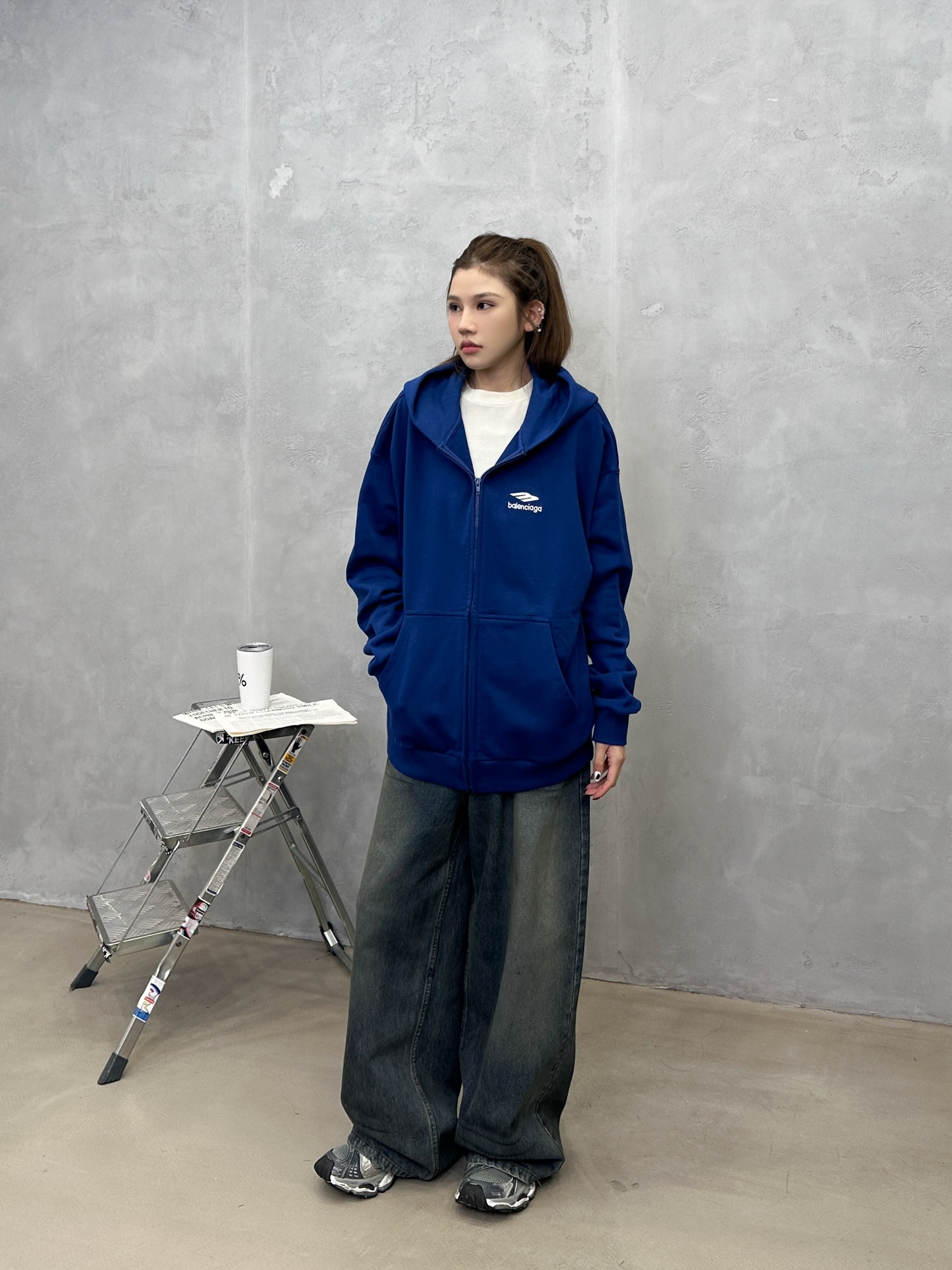 🌾巴黎 ｜ 新款卫衣开衫，成衣洗水刺绣工艺，男女同款，尺码sml