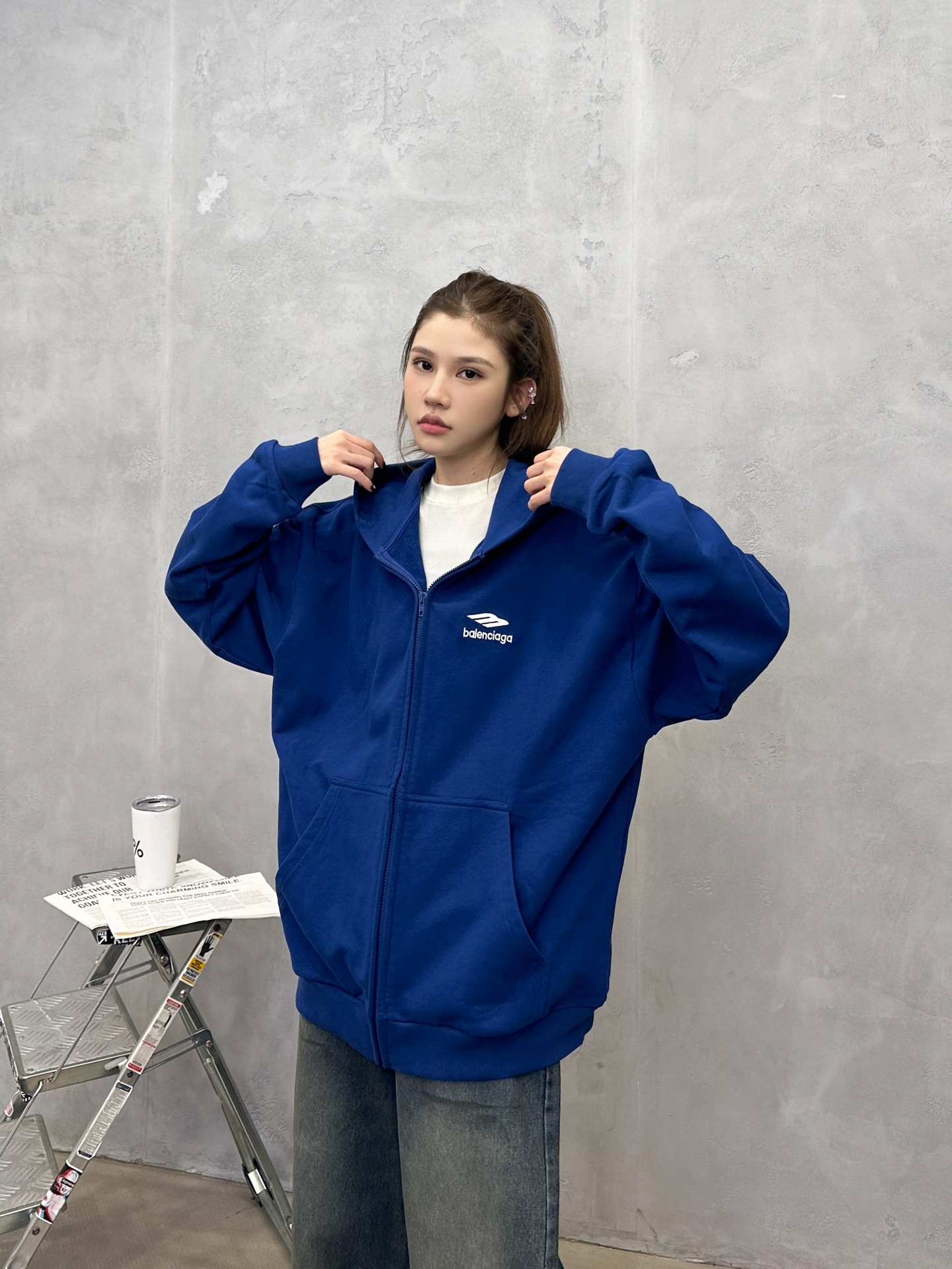 🌾巴黎 ｜ 新款卫衣开衫，成衣洗水刺绣工艺，男女同款，尺码sml