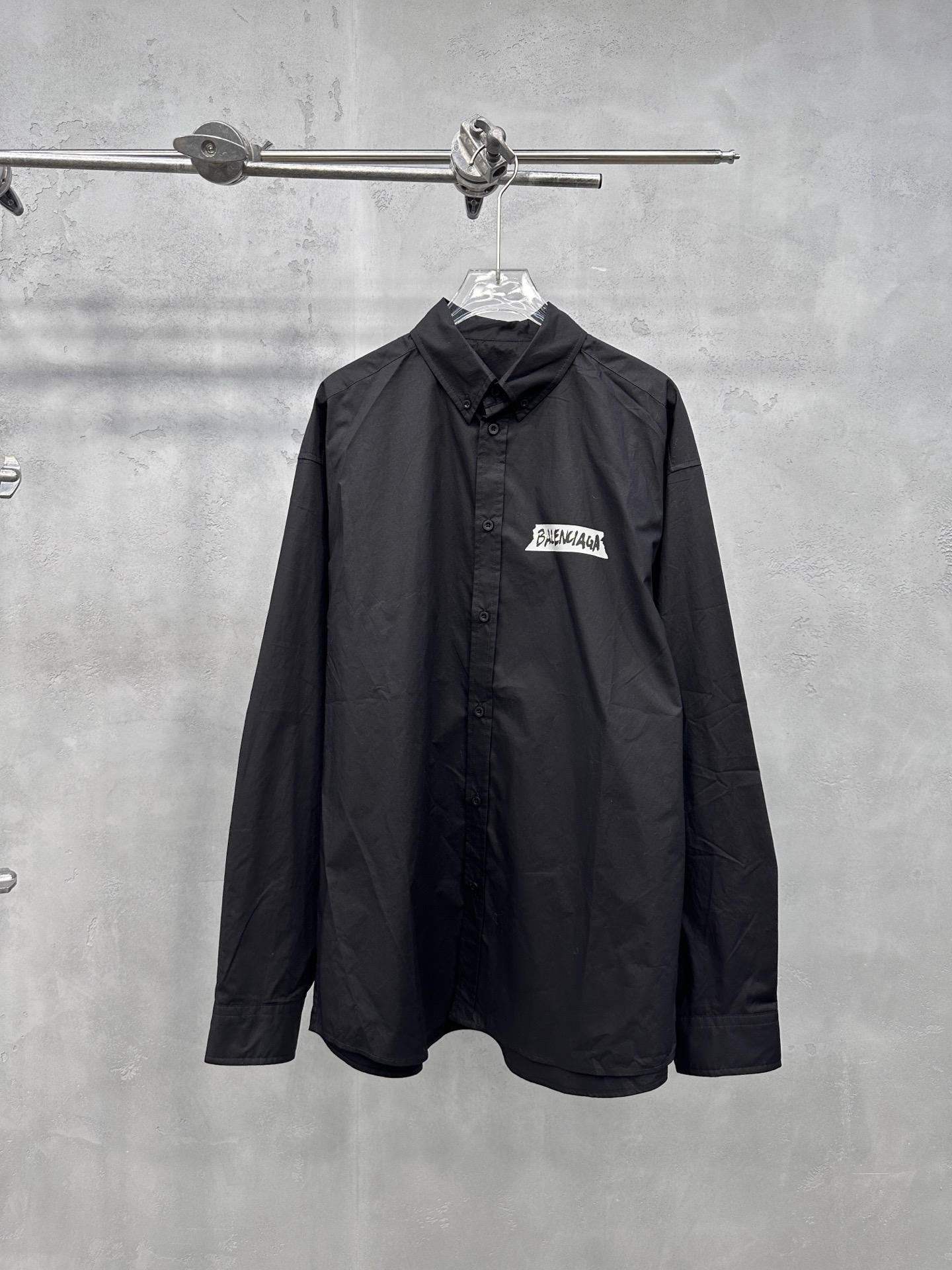 🌾巴黎 ｜ 新款休闲衬衣，成衣洗水加软工艺，多层次仿胶布印花，日本进口高密全棉衬衣面料，男女同款，尺码s