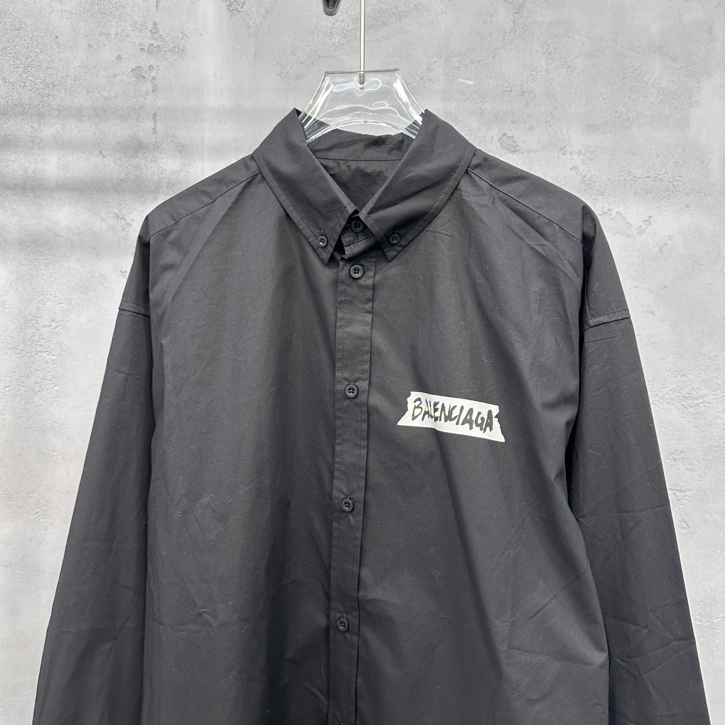 🌾巴黎 ｜ 新款休闲衬衣，成衣洗水加软工艺，多层次仿胶布印花，日本进口高密全棉衬衣面料，男女同款，尺码s