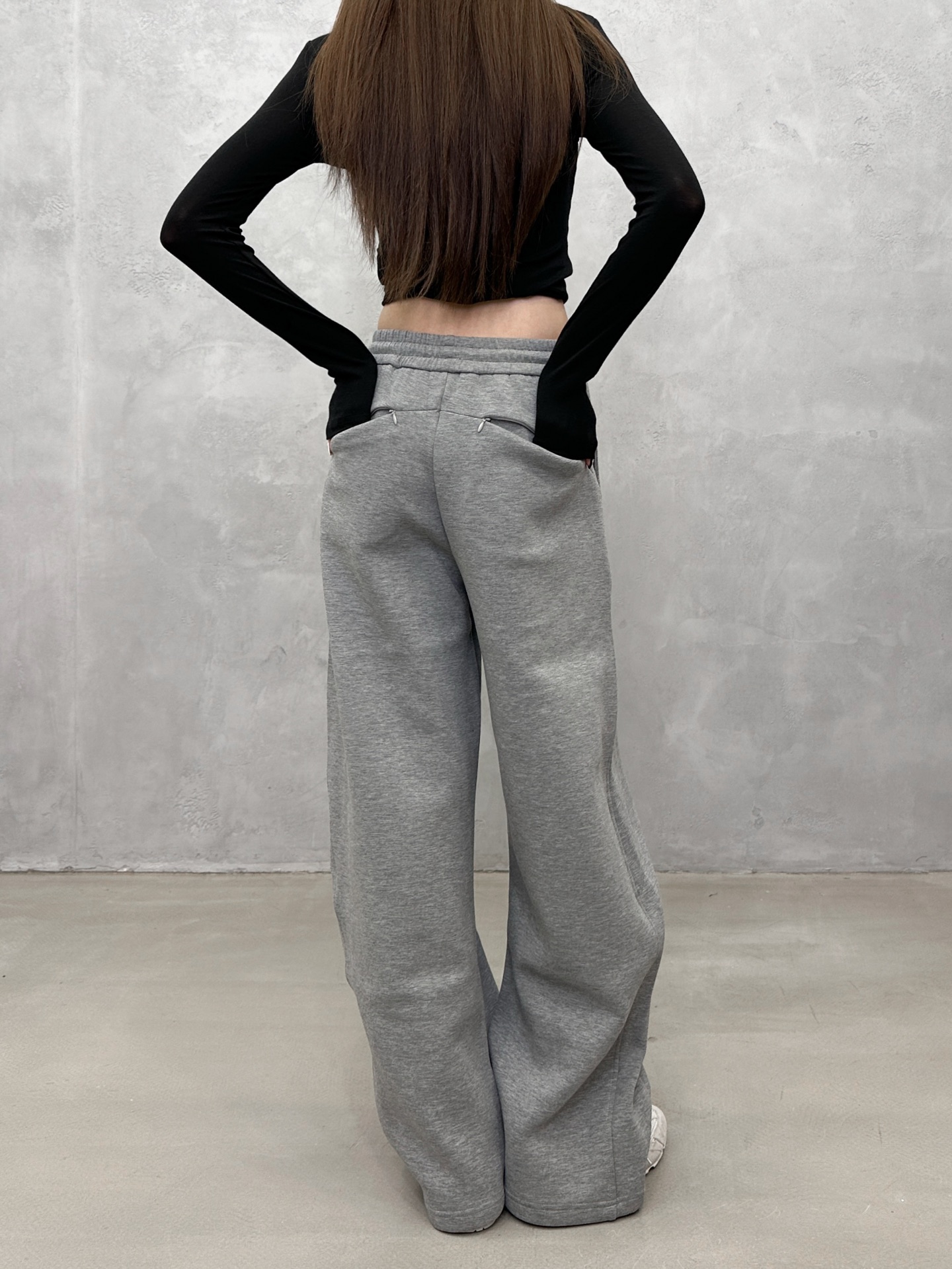 Ann ｜ 新款休闲卫裤，进口高密空气层面料，时尚简洁直筒卫裤版型兼容性超强，男女同款，尺码sml