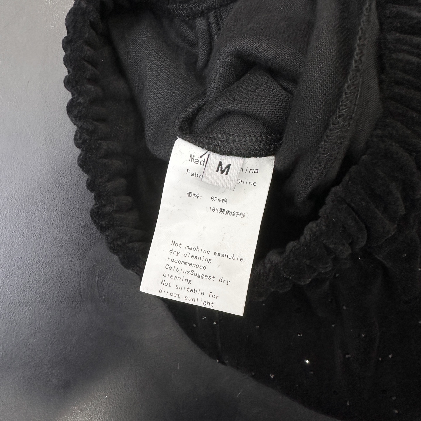 克罗心 ｜ 新款休闲裤，成衣洗水烫钻工艺，进口蜡染丝绒面料，休闲时尚，尺码sml