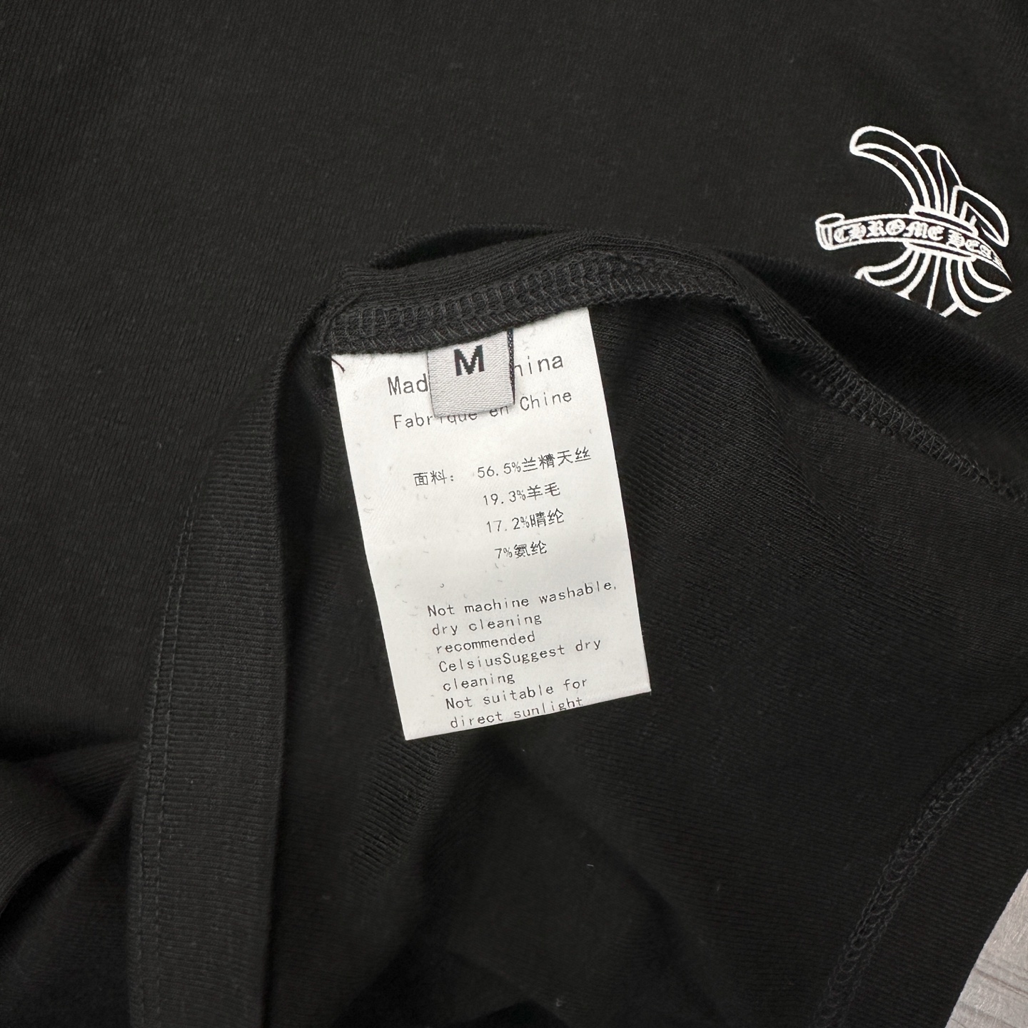 克罗心 ｜ 新款长袖打底，成衣洗水加多处印花工艺，莱赛尔羊毛面料亲肤感超强，尺码sml