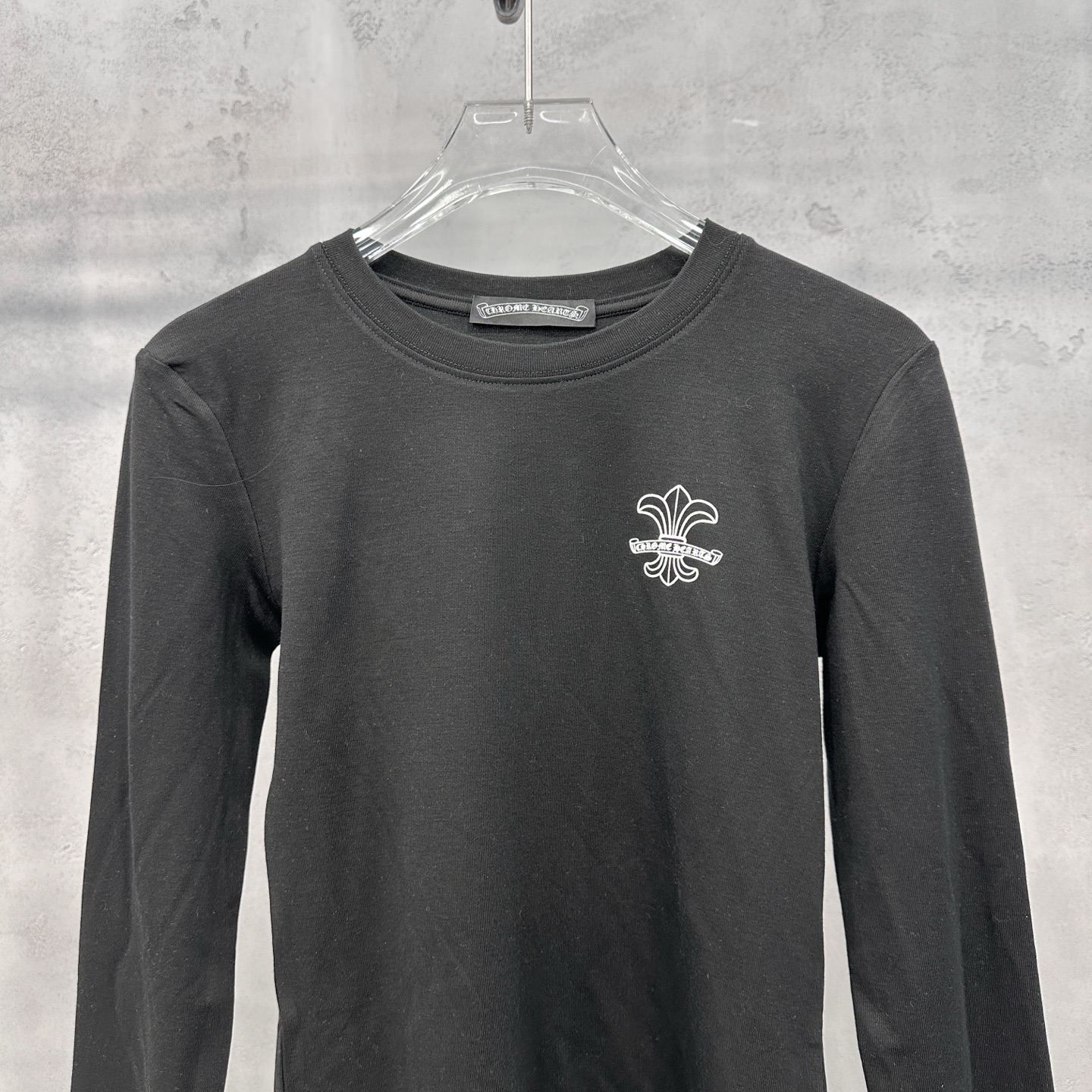 克罗心 ｜ 新款长袖打底，成衣洗水加多处印花工艺，莱赛尔羊毛面料亲肤感超强，尺码sml