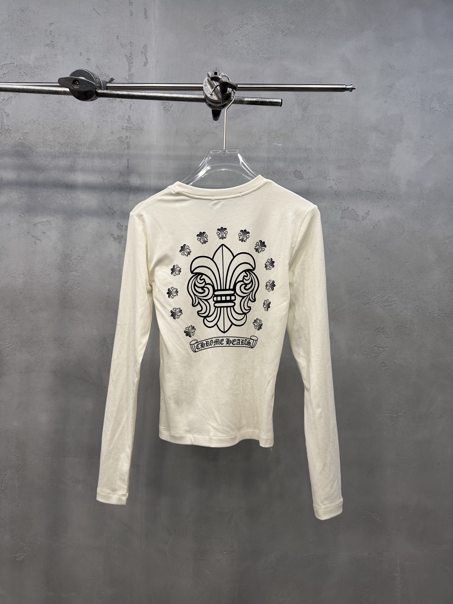 克罗心 ｜ 新款长袖打底，成衣洗水加多处印花工艺，莱赛尔羊毛面料亲肤感超强，尺码sml