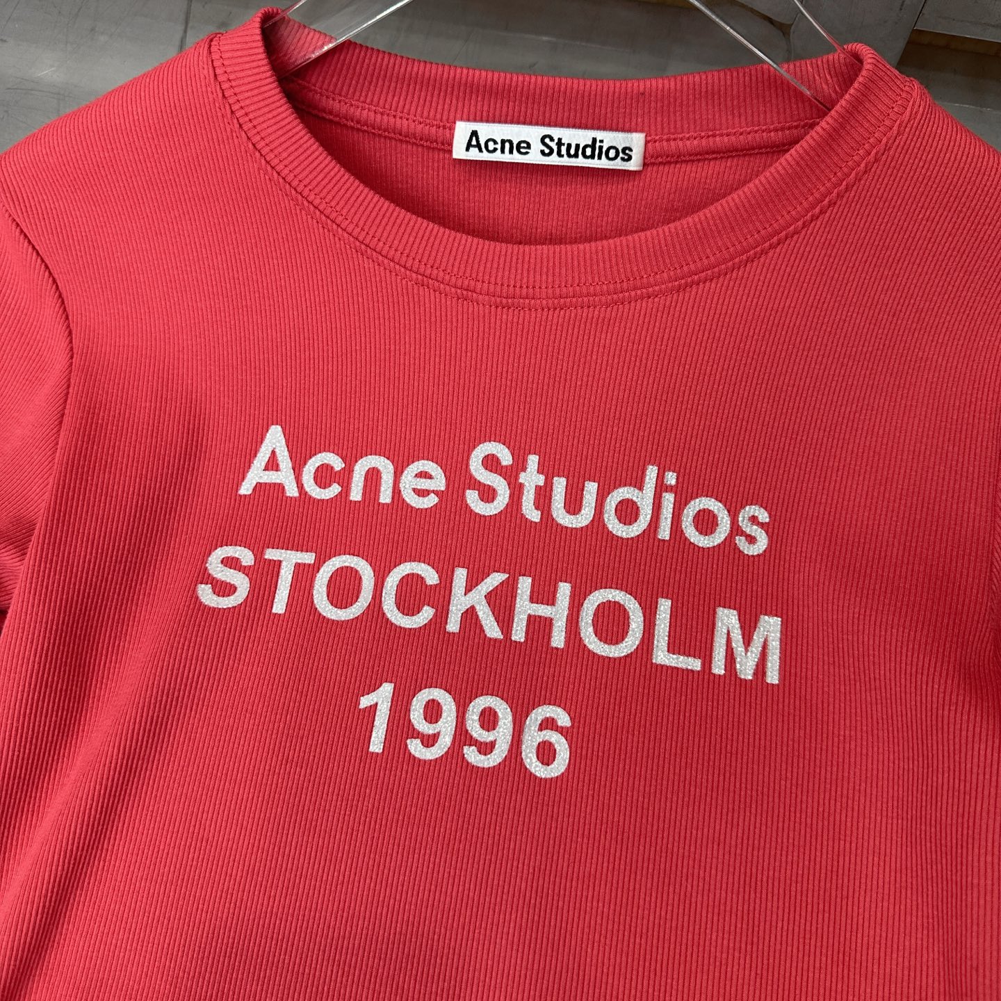 克罗心 ｜ 新款长袖打底，成衣洗水加特殊硅胶烫银印花工艺，休闲时尚，尺码sml