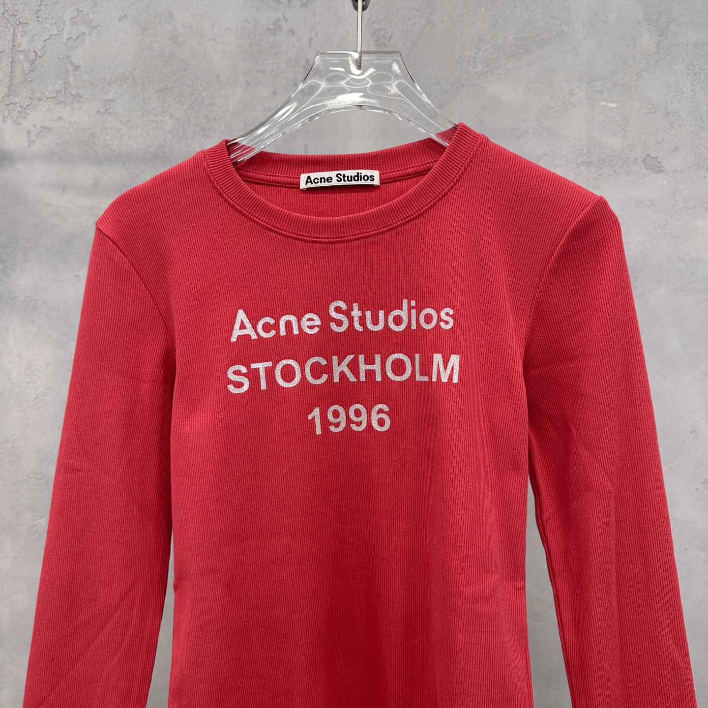 克罗心 ｜ 新款长袖打底，成衣洗水加特殊硅胶烫银印花工艺，休闲时尚，尺码sml