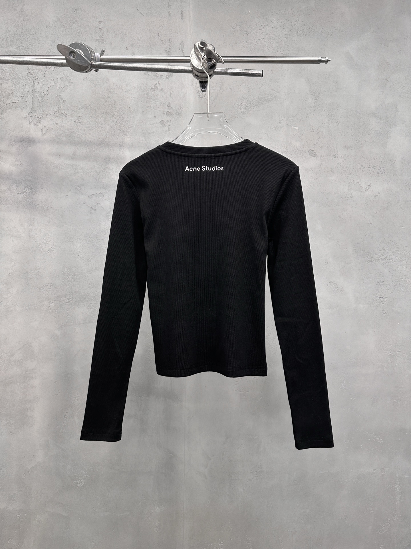 克罗心 ｜ 新款长袖打底，成衣洗水加特殊硅胶烫银印花工艺，休闲时尚，尺码sml