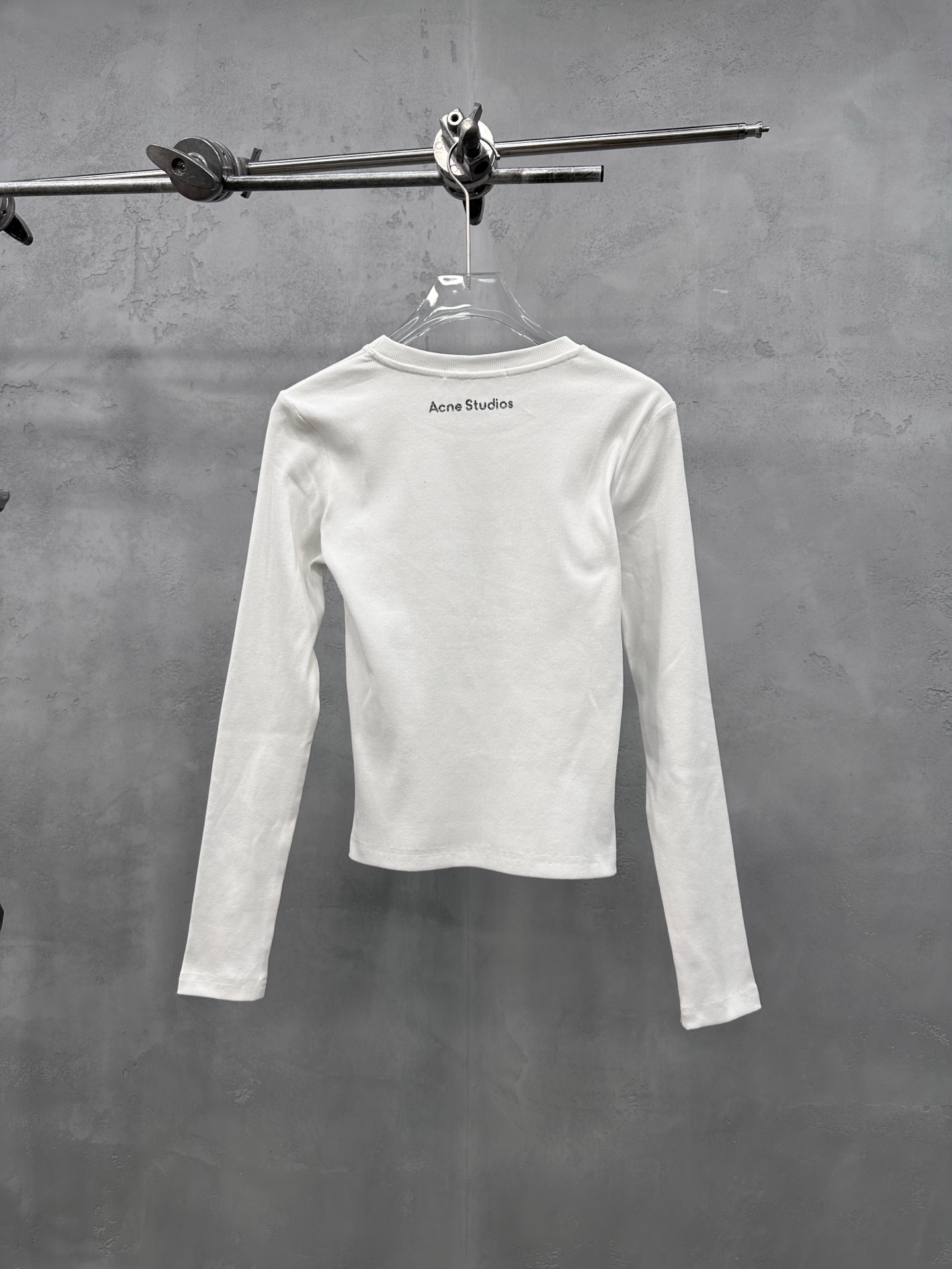 克罗心 ｜ 新款长袖打底，成衣洗水加特殊硅胶烫银印花工艺，休闲时尚，尺码sml