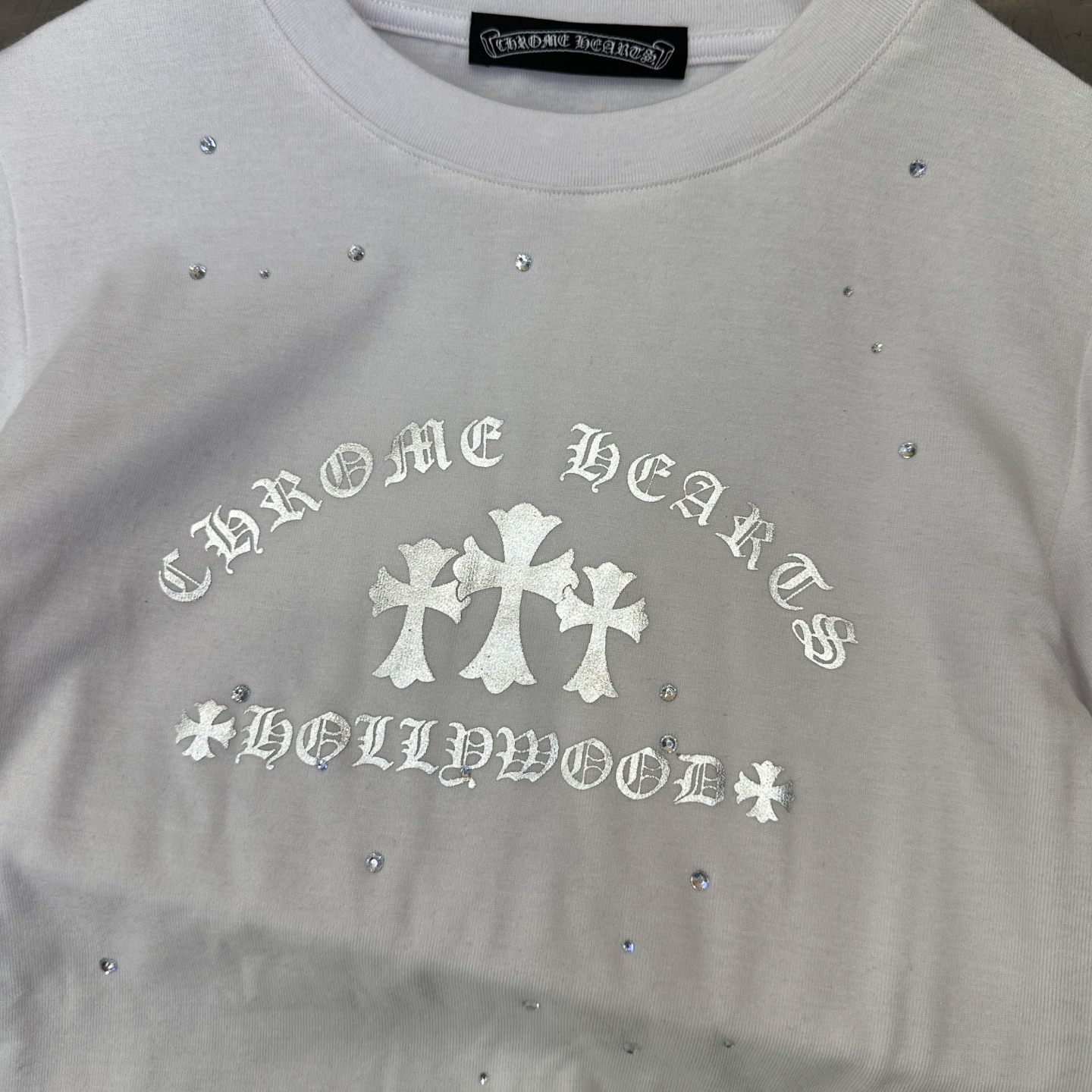 克罗心 ｜ 新款长袖打底，日本进口天丝羊毛面料，成衣烫钻工艺，休闲时尚，尺码sml