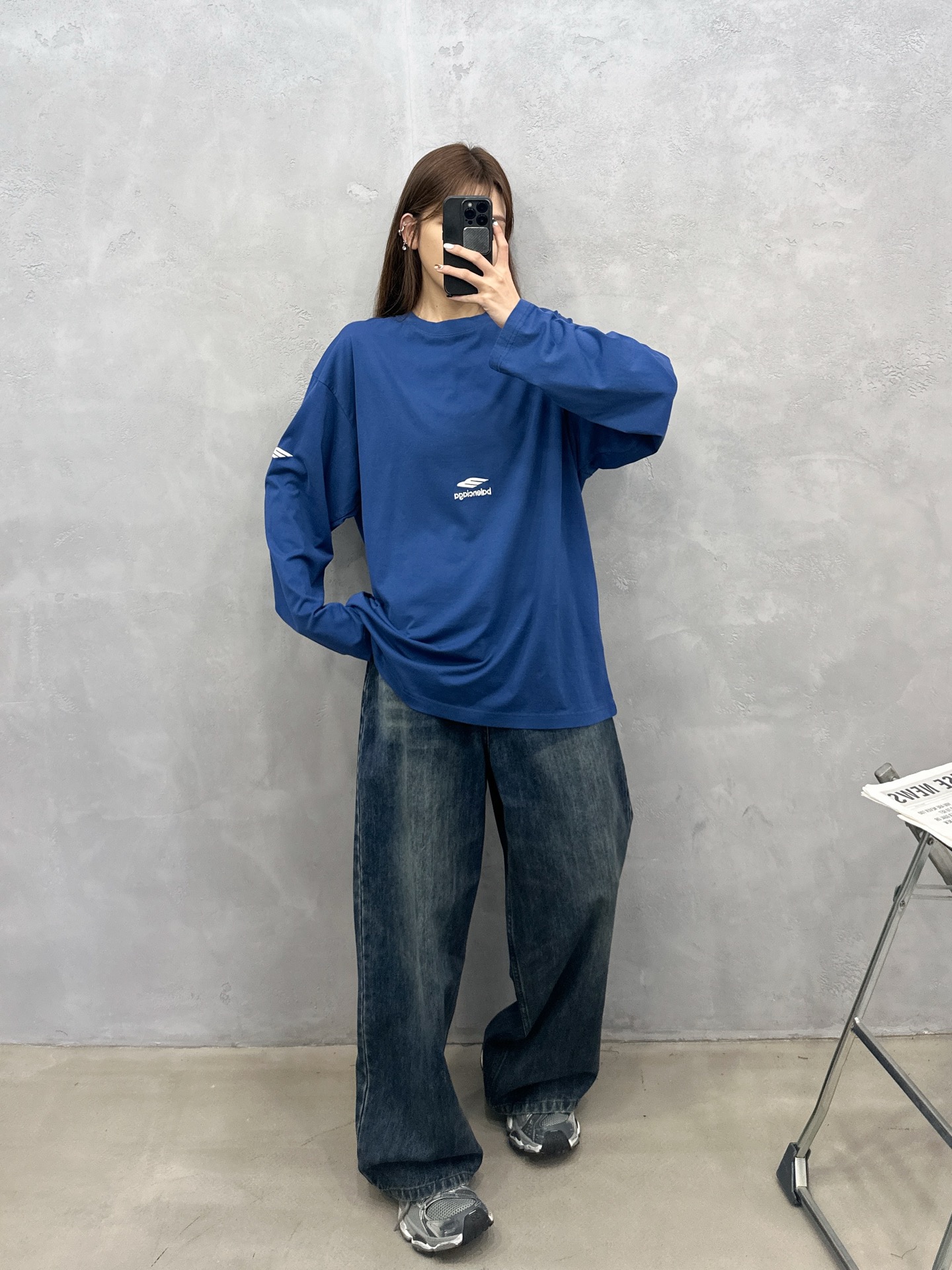 巴黎 ｜ 新款长袖t，成衣洗水加5处刺绣工艺，男女同款，尺码sml
