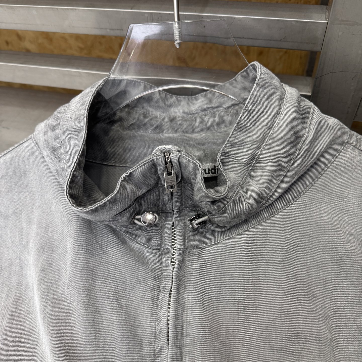 Acne ｜ 新款风衣夹克，成衣重洗水炒色工艺，经典印花标，休闲时尚，男女同款，尺码sml