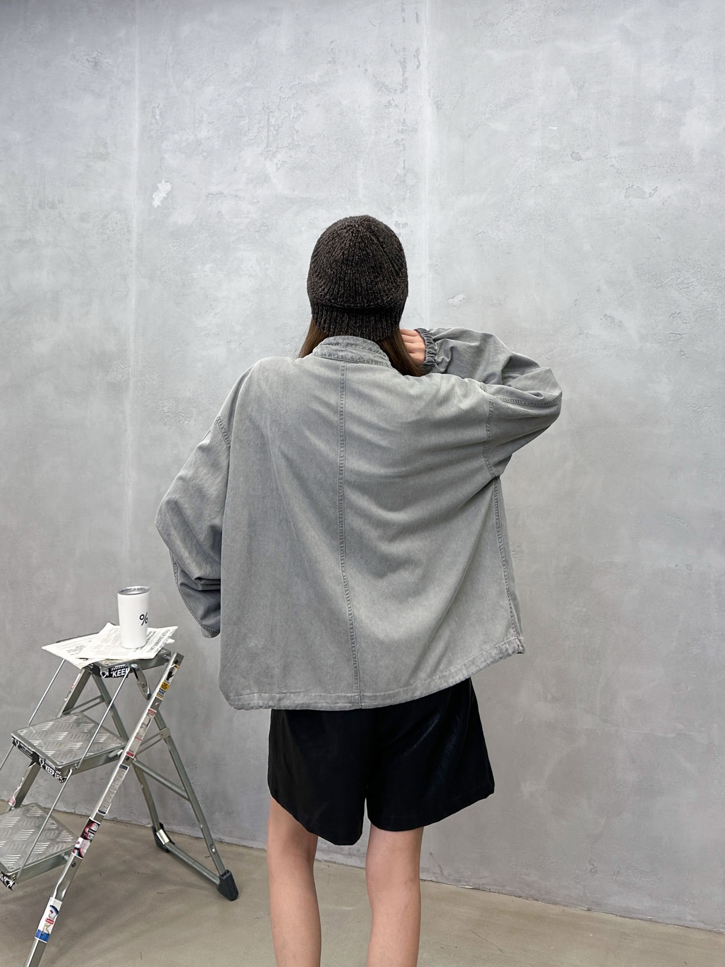 Acne ｜ 新款风衣夹克，成衣重洗水炒色工艺，经典印花标，休闲时尚，男女同款，尺码sml