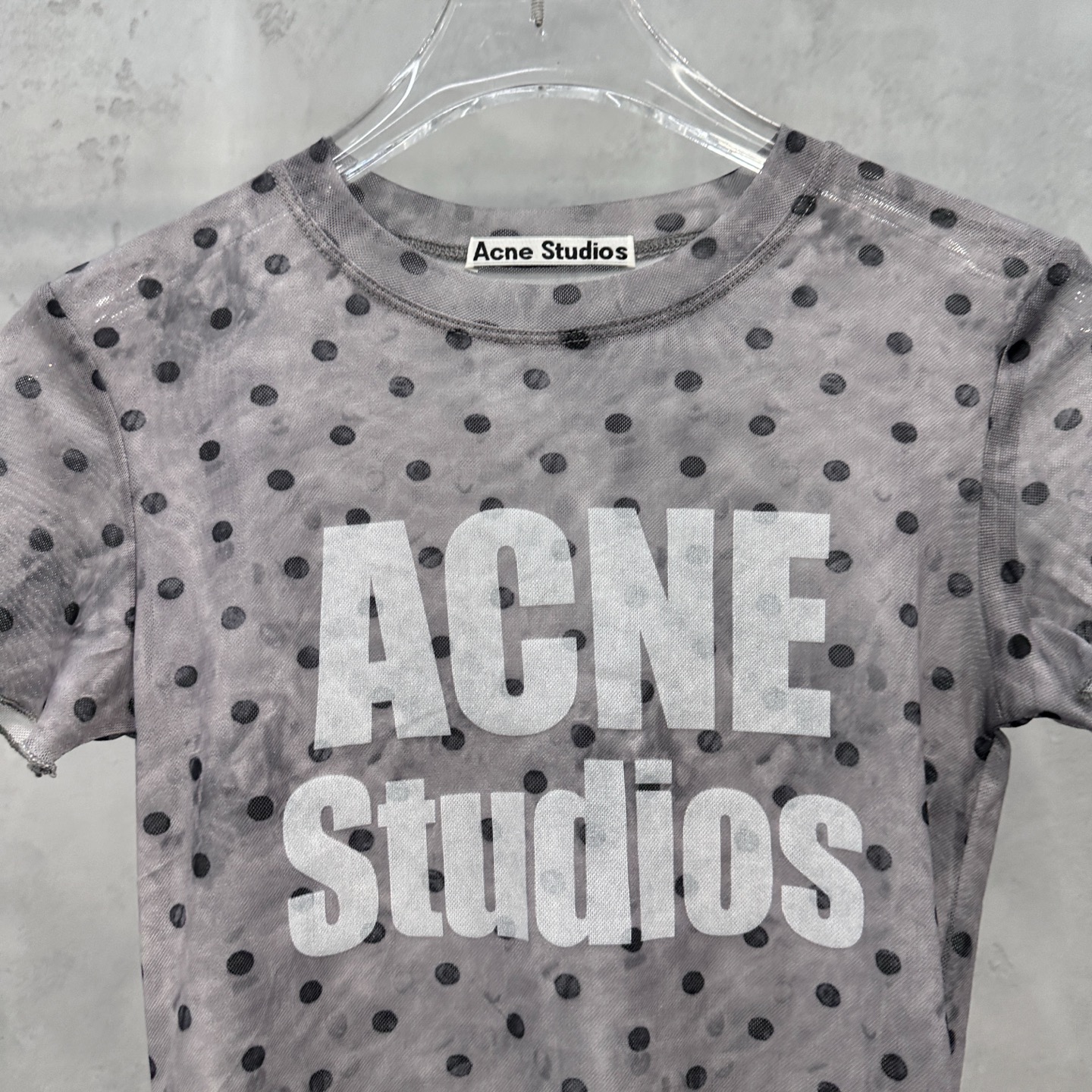 🌾Acne ｜ 新款短袖t，面料坯布印花炒色工艺，休闲时尚，尺码sml