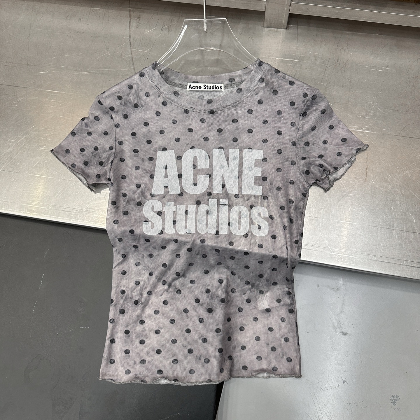 🌾Acne ｜ 新款短袖t，面料坯布印花炒色工艺，休闲时尚，尺码sml